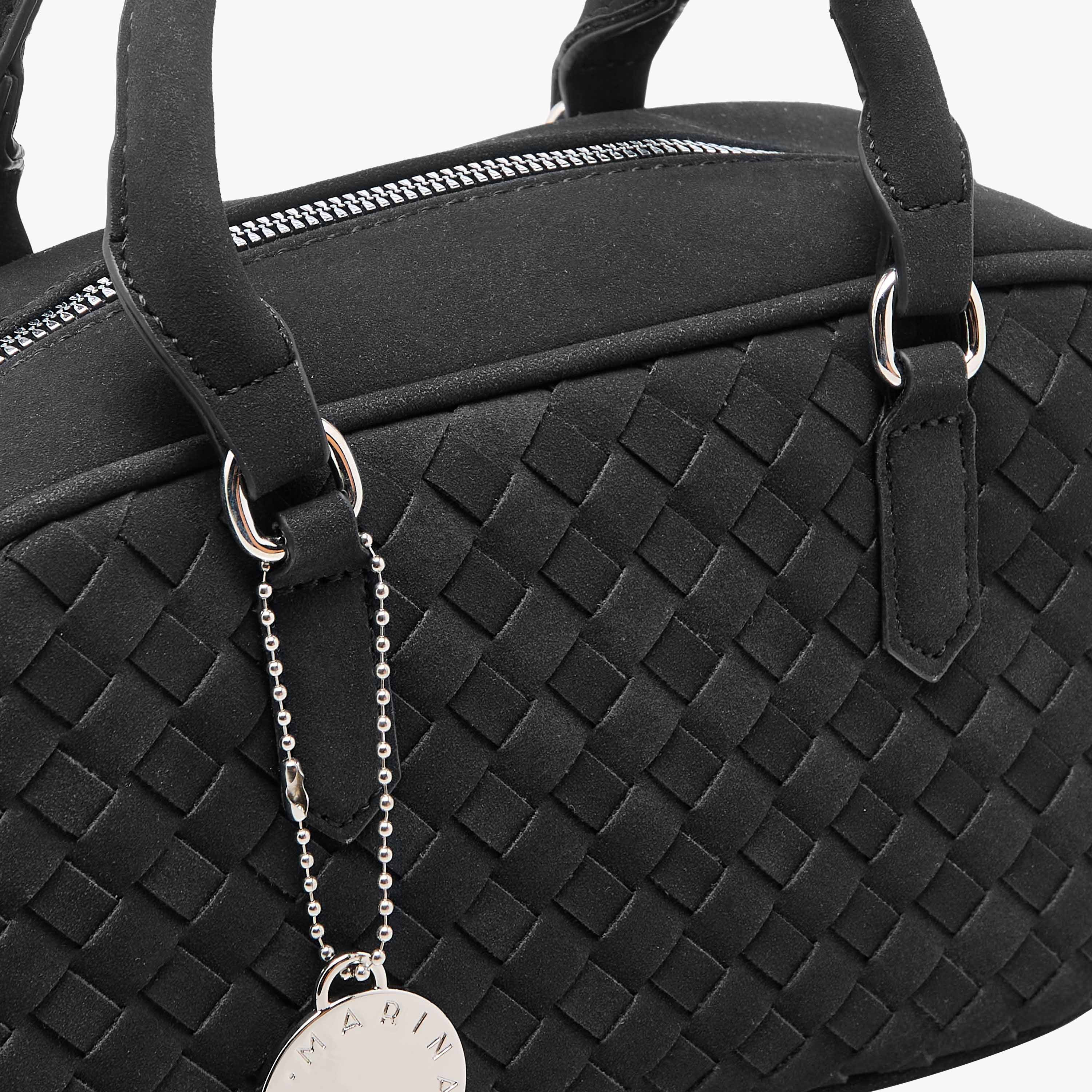 شنطة كروس بودي بارزة الملمس بنمط مضفر بحزام قابل للفصل من مارينا جالانتي-women-bagsandwallets-handbags-image-5