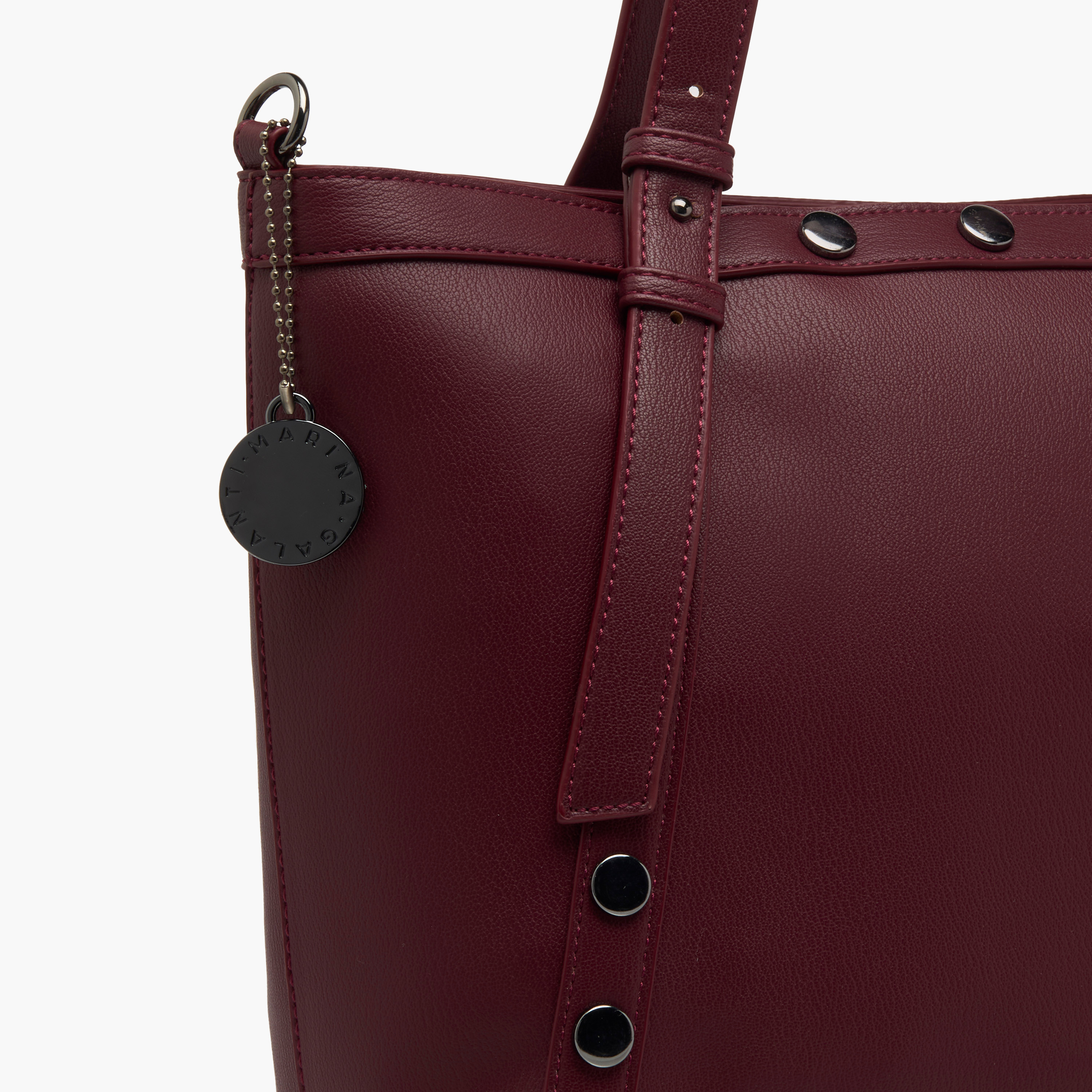 Marina Galanti Stud Detail Tote Bag with Zip Closure-women-bagsandwallets-handbags-image-5