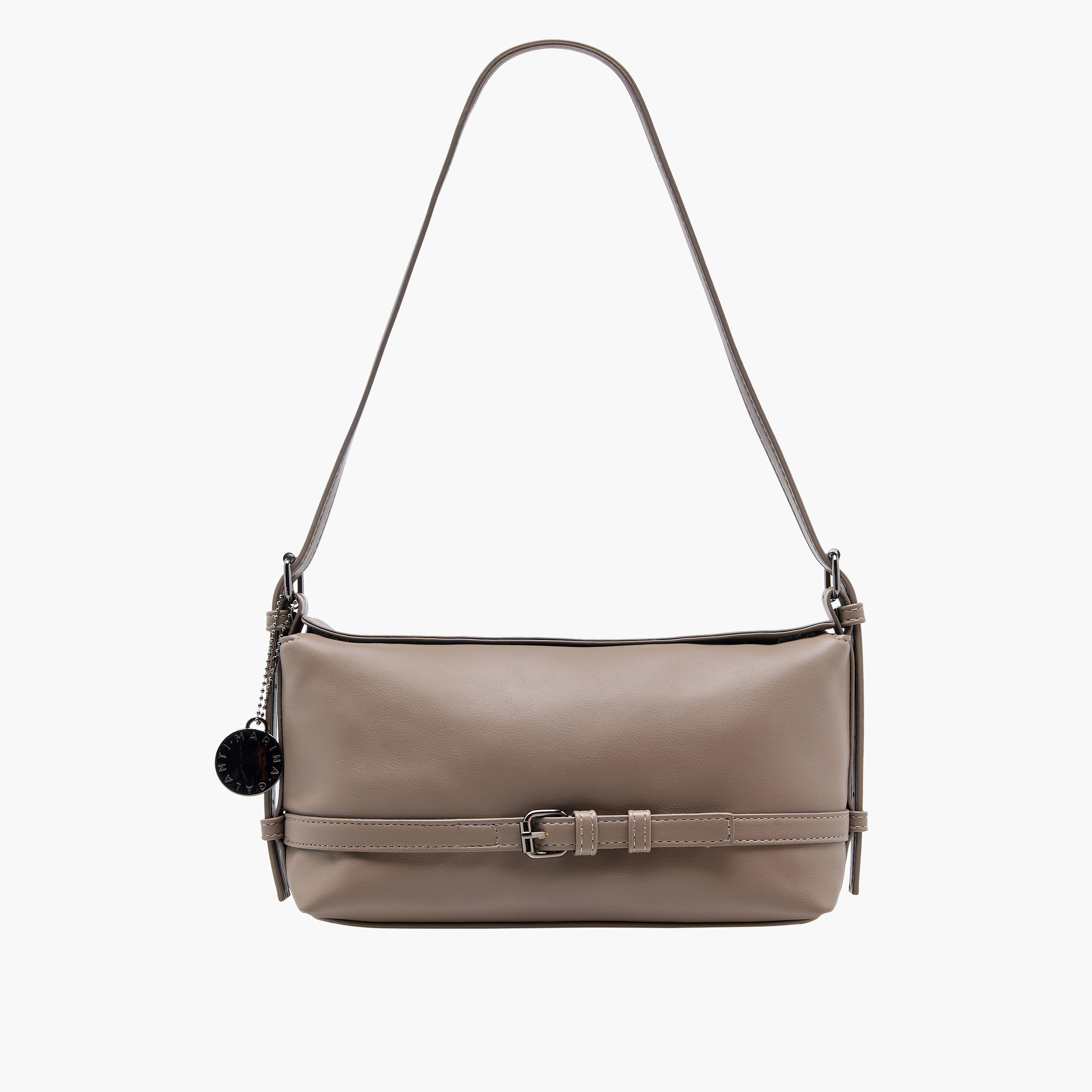 Marina Galanti Buckle Detail Crossbody Bag with Adjustable Strap-women-bagsandwallets-handbags-image-1