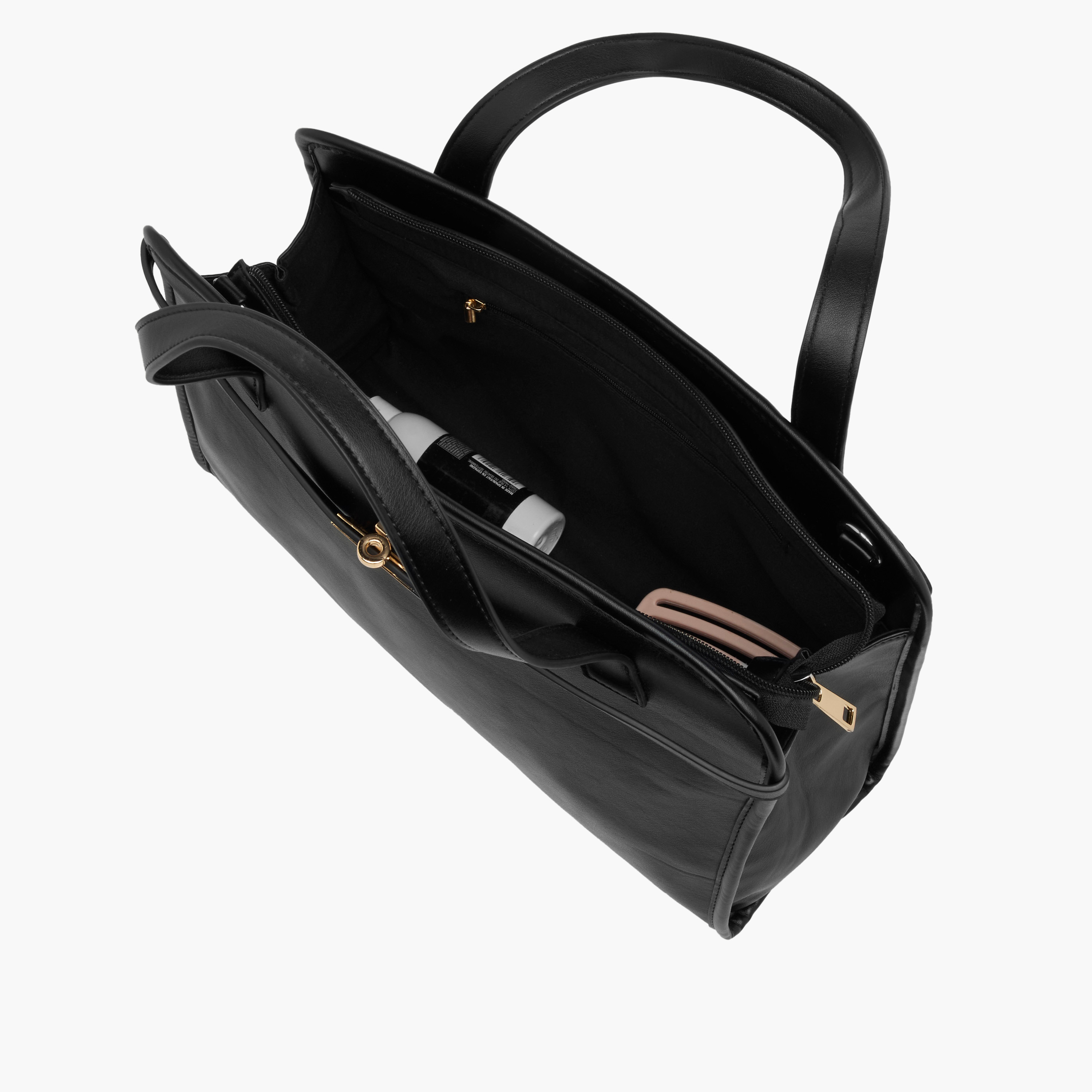 Marina Galanti Textured Tote Bag with Double Handle-women-bagsandwallets-handbags-image-9
