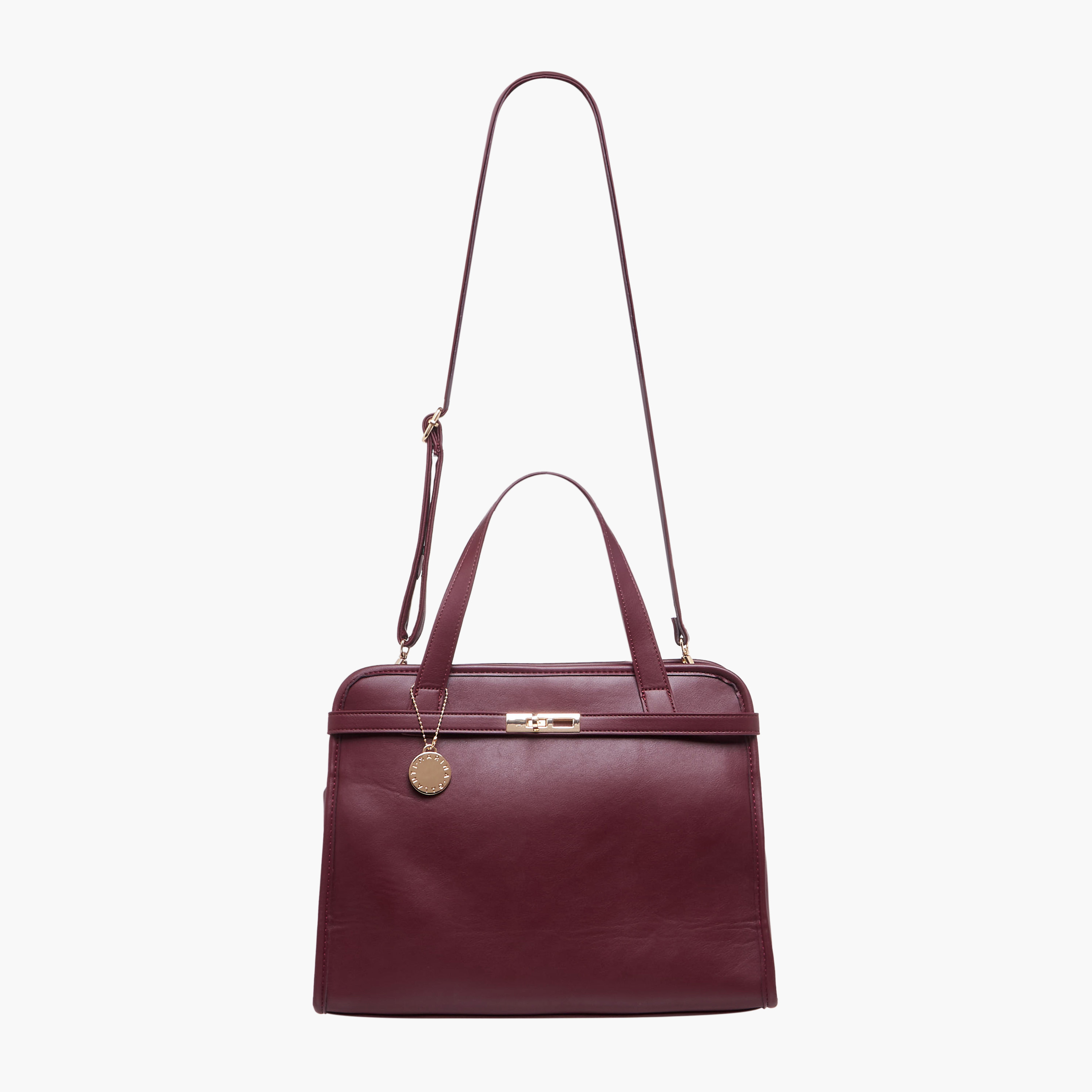 Marina Galanti Charm Detail Tote Bag with Detachable Strap-women-bagsandwallets-handbags-image-3