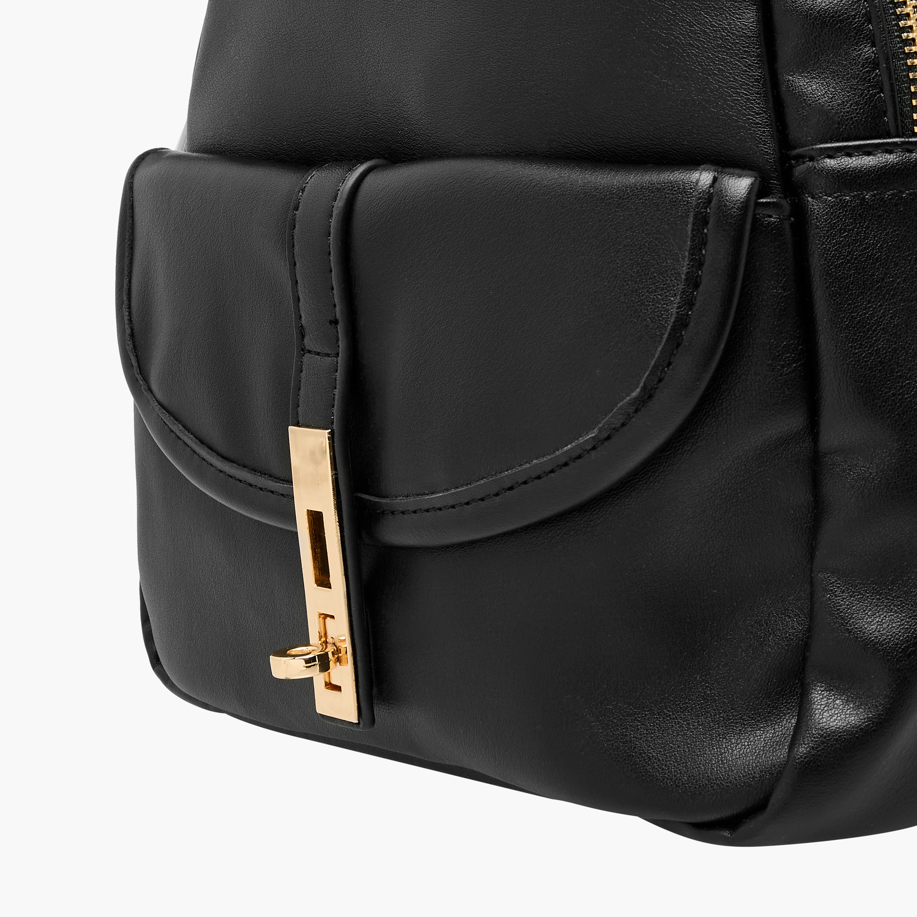 Marina Galanti Solid Backpack with Adjustable Straps-women-bagsandwallets-backpacks-image-5
