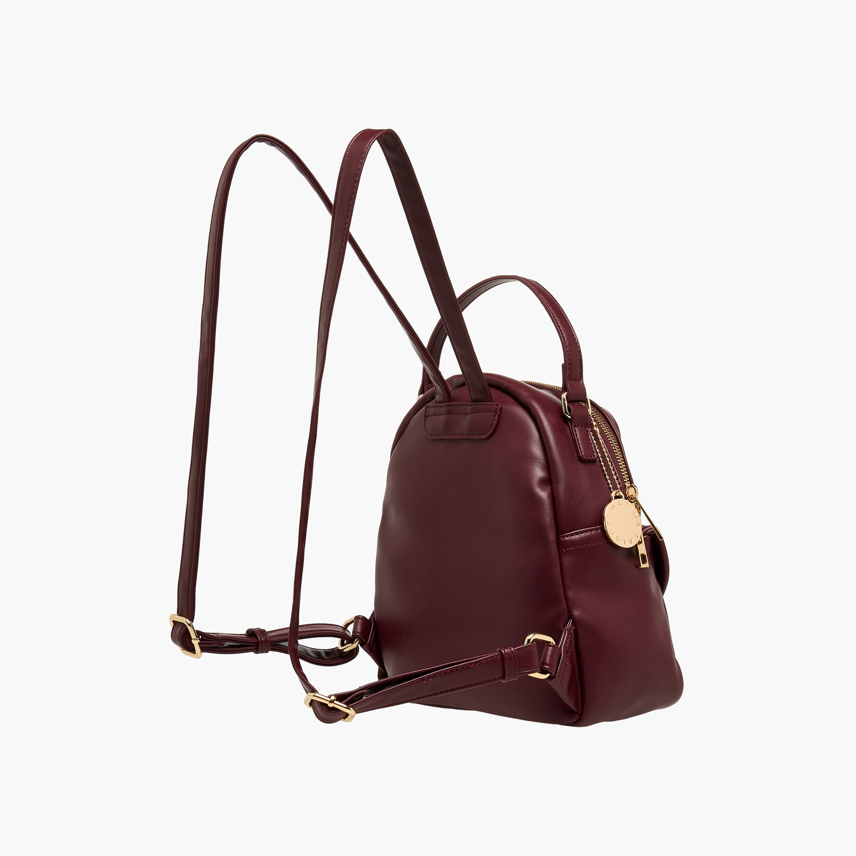 Marina Galanti Solid Backpack with Adjustable Straps-women-bagsandwallets-backpacks-image-4