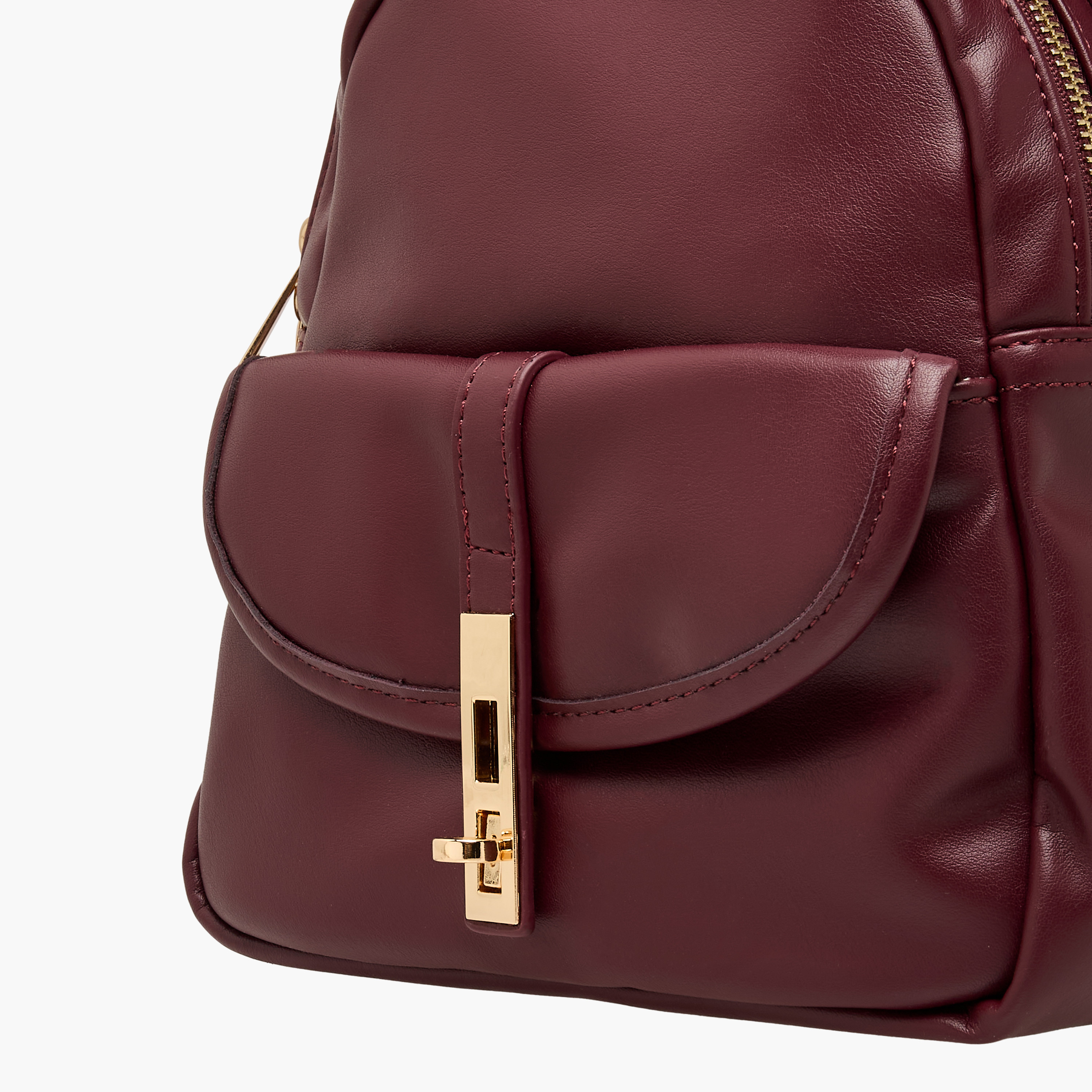 Marina Galanti Solid Backpack with Adjustable Straps-women-bagsandwallets-backpacks-image-5