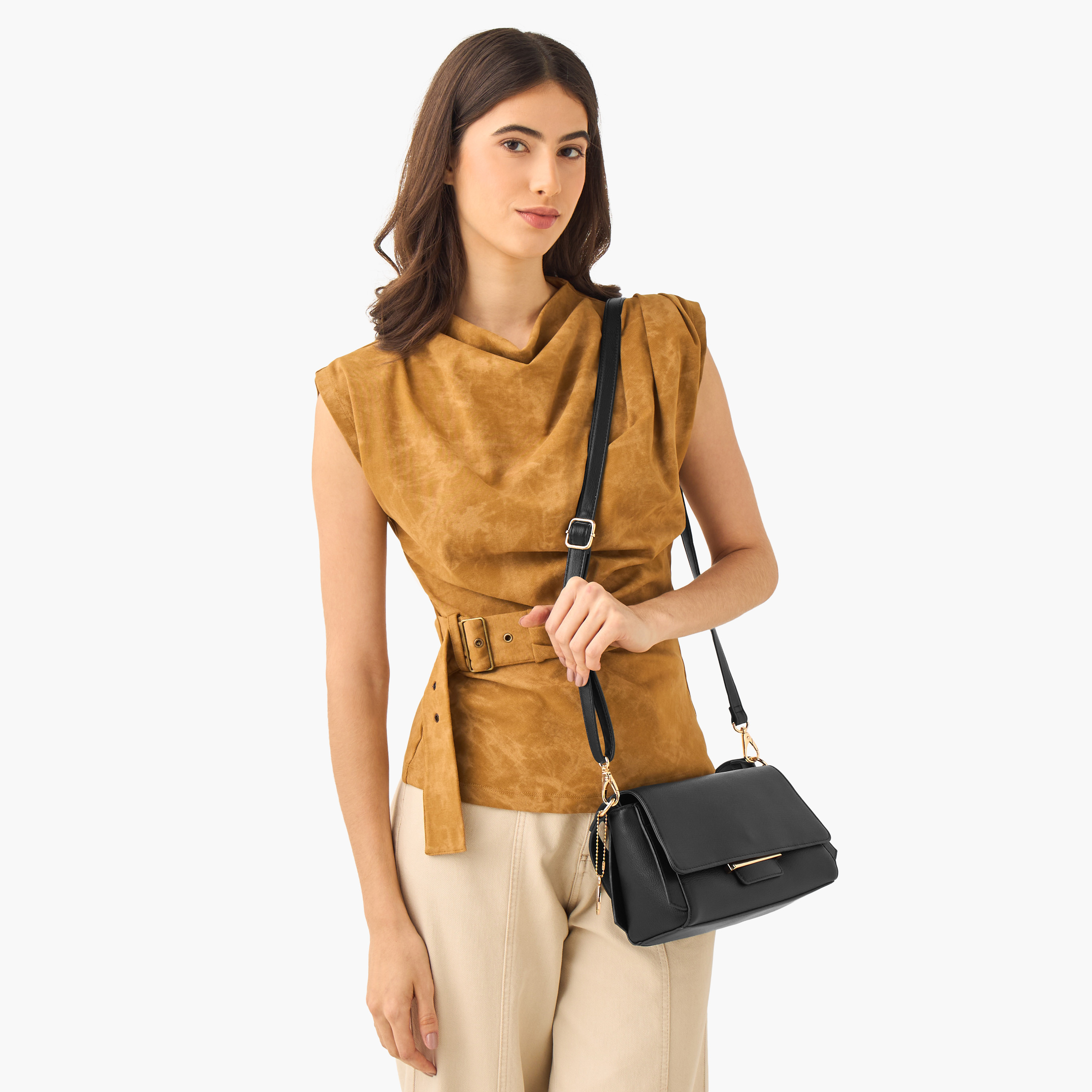 Marina Galanti Charm Detail Crossbody Bag with Detachable Strap-women-bagsandwallets-handbags-image-8