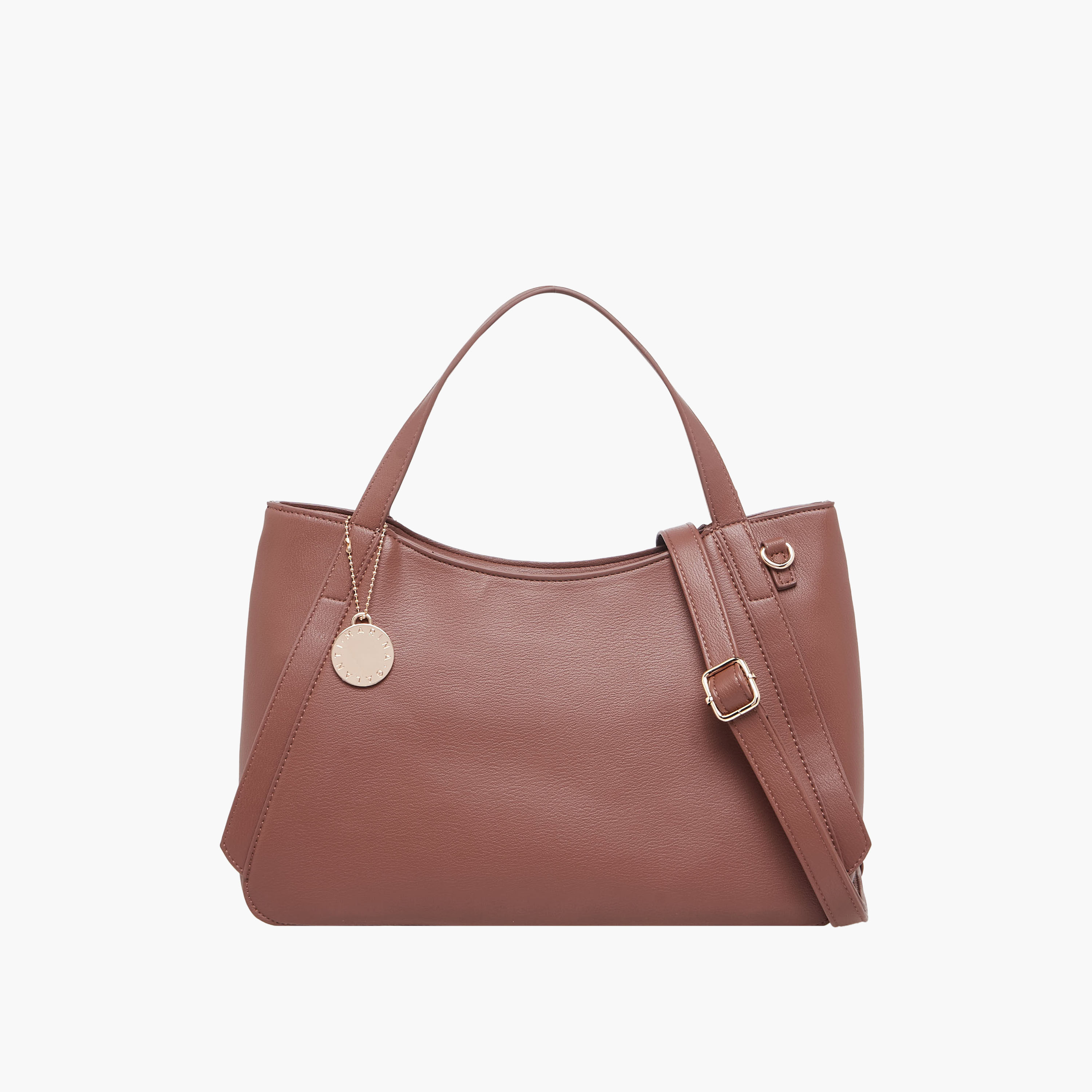 Marina Galanti Charm Detail Tote Bag with Detachable Strap-women-bagsandwallets-handbags-image-1