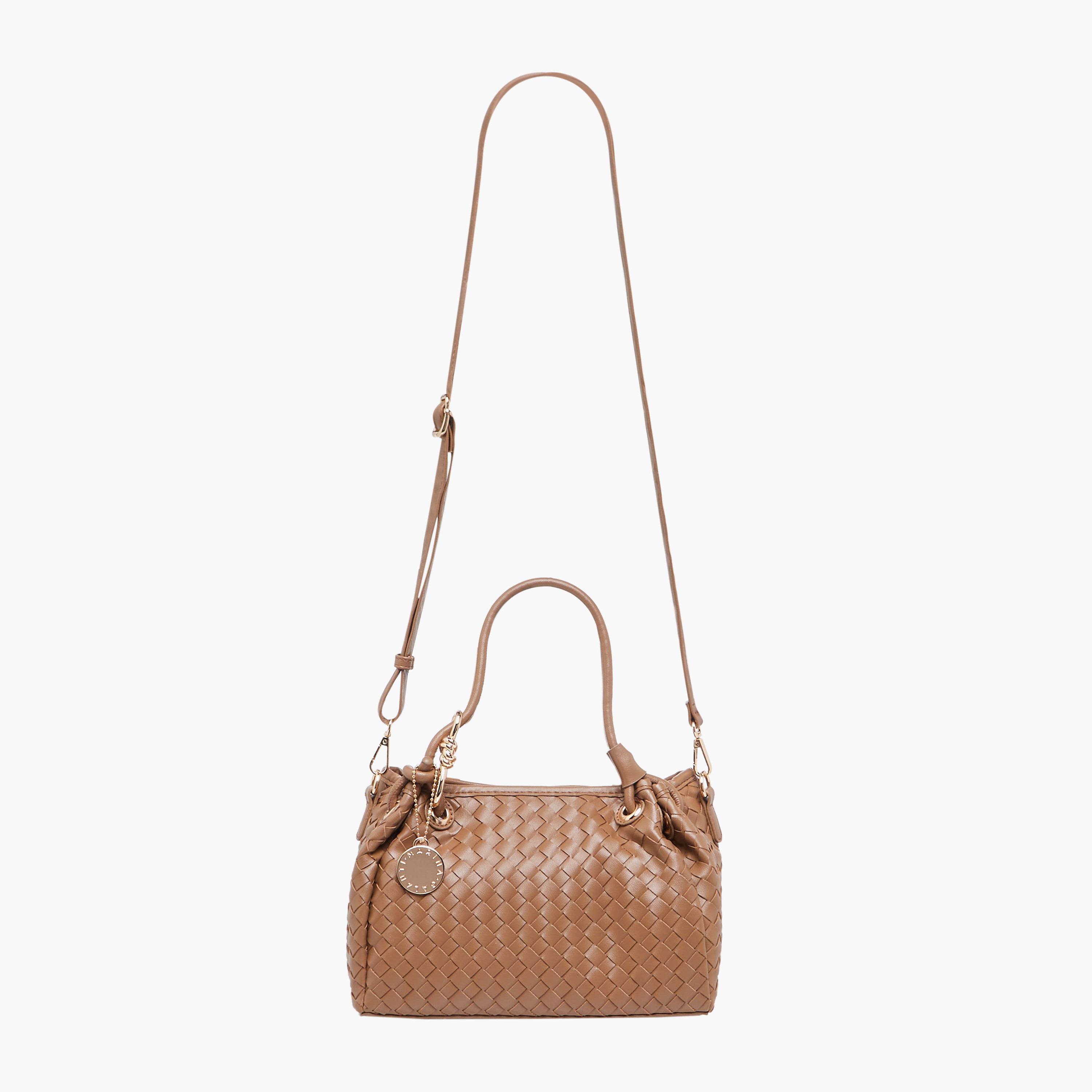 Marina Galanti Weave Textured Tote Bag with Detachable Strap-women-bagsandwallets-handbags-image-3
