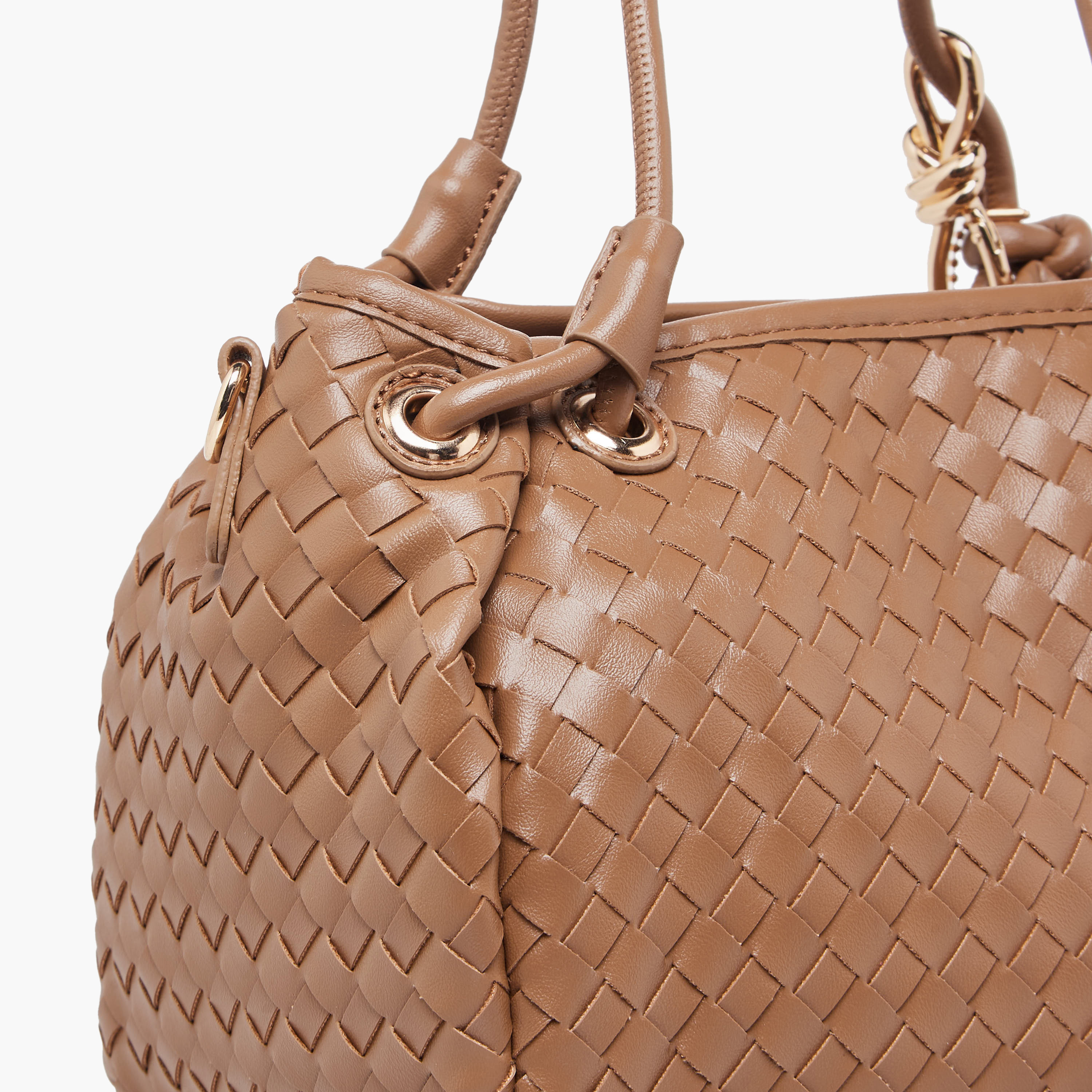 Marina Galanti Weave Textured Tote Bag with Detachable Strap-women-bagsandwallets-handbags-image-6
