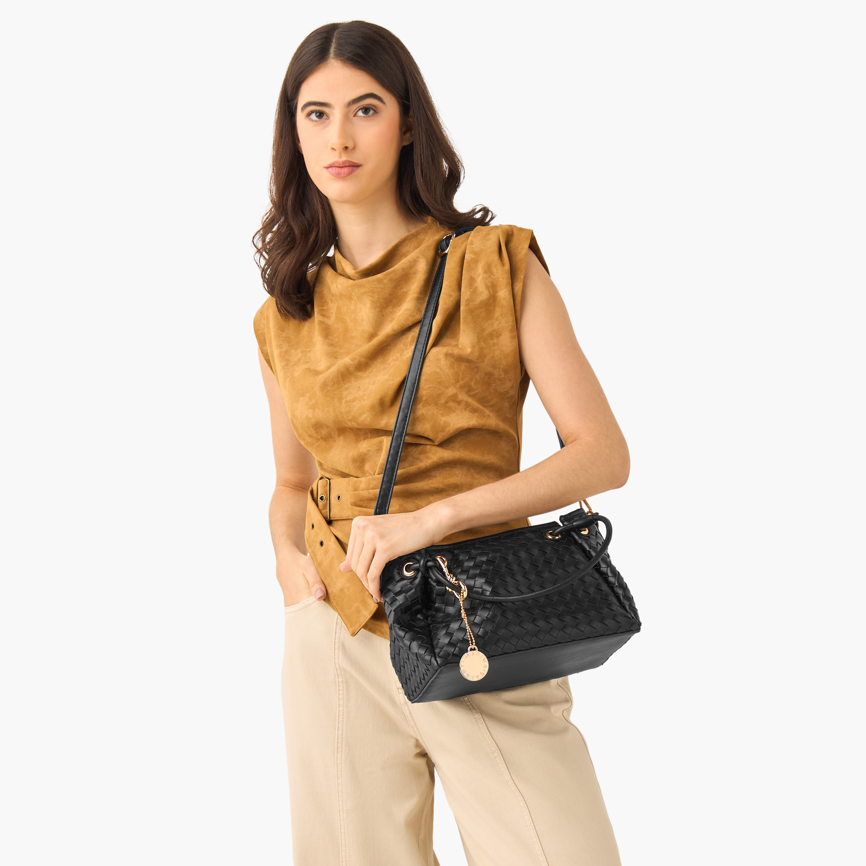 شنطة توتي بارزة الملمس بحزام قابل للفصل من مارينا جالانتي-women-bagsandwallets-handbags-image-2