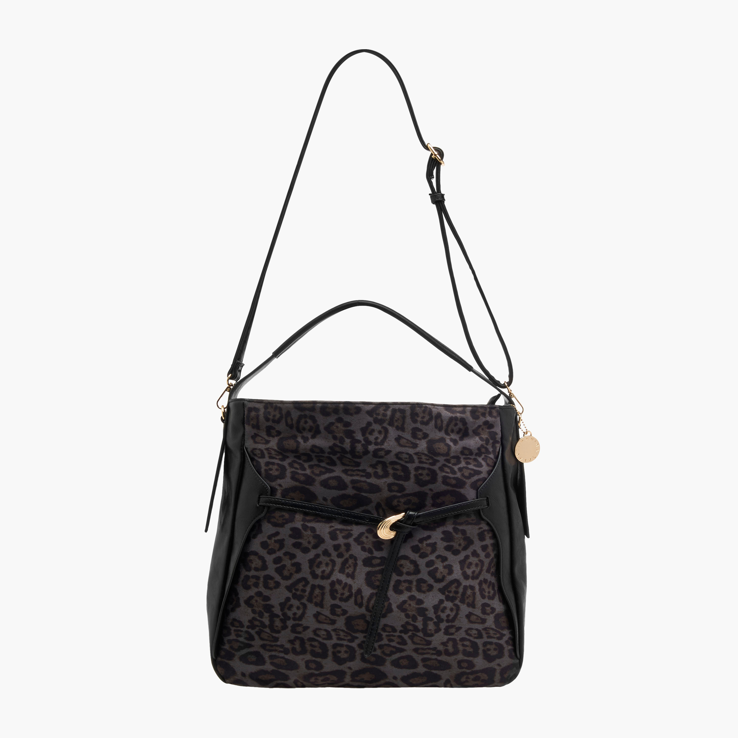 Marina Galanti Animal Textured Tote Bag with Detachable Strap-women-bagsandwallets-handbags-image-1