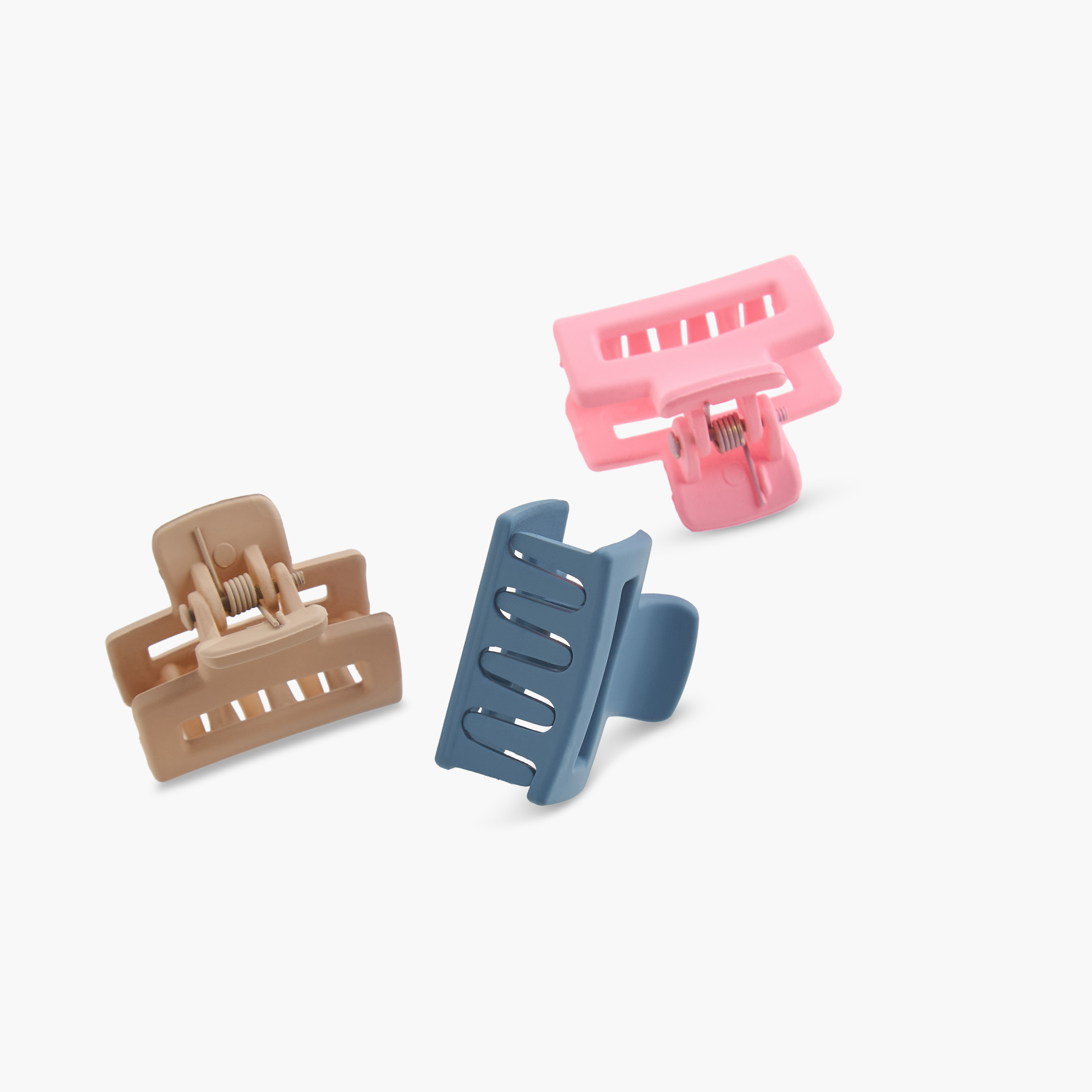 Pack of 6 Rectangle Hair Clamp-women-hairaccessories-clamps-image-6
