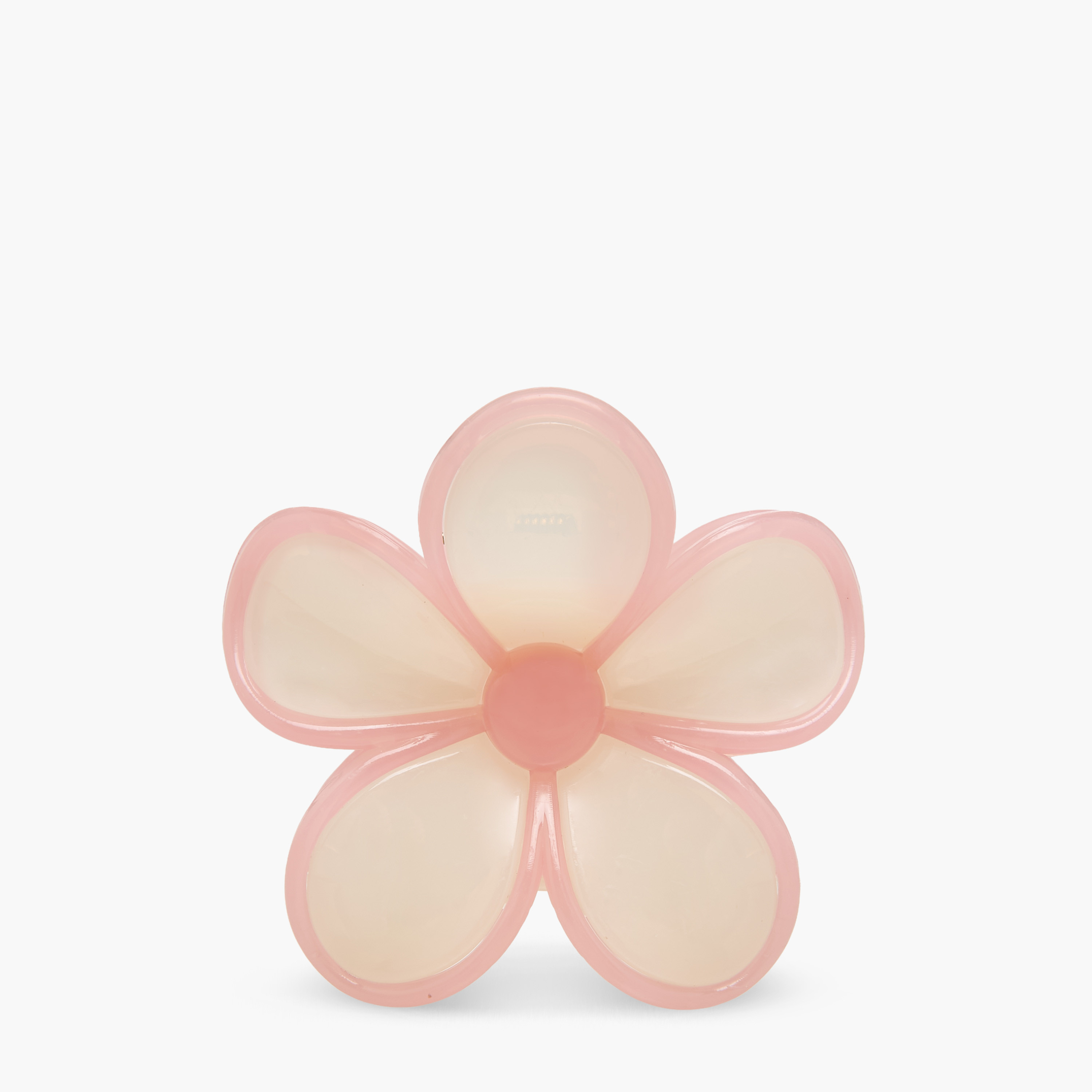 Floral Hair Clamp with Matte Finish-women-hairaccessories-clamps-image-1
