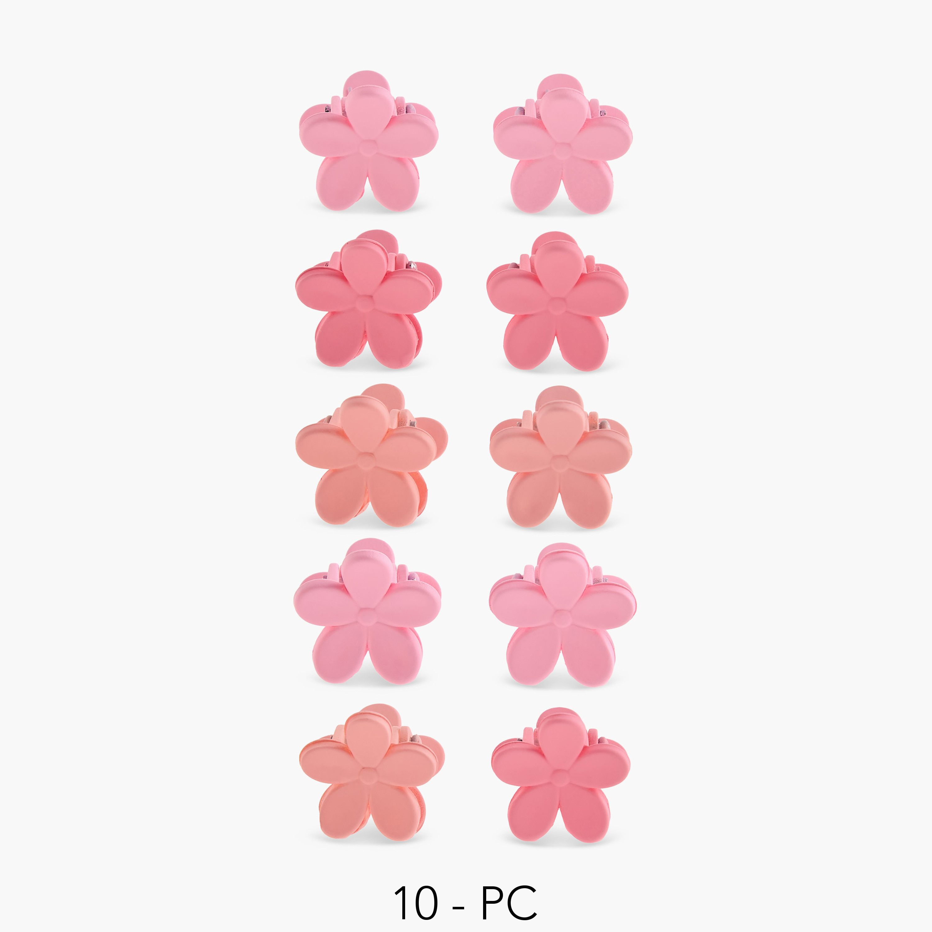 Pack of 10 Floral Hair Clamp-women-hairaccessories-clamps-image-1