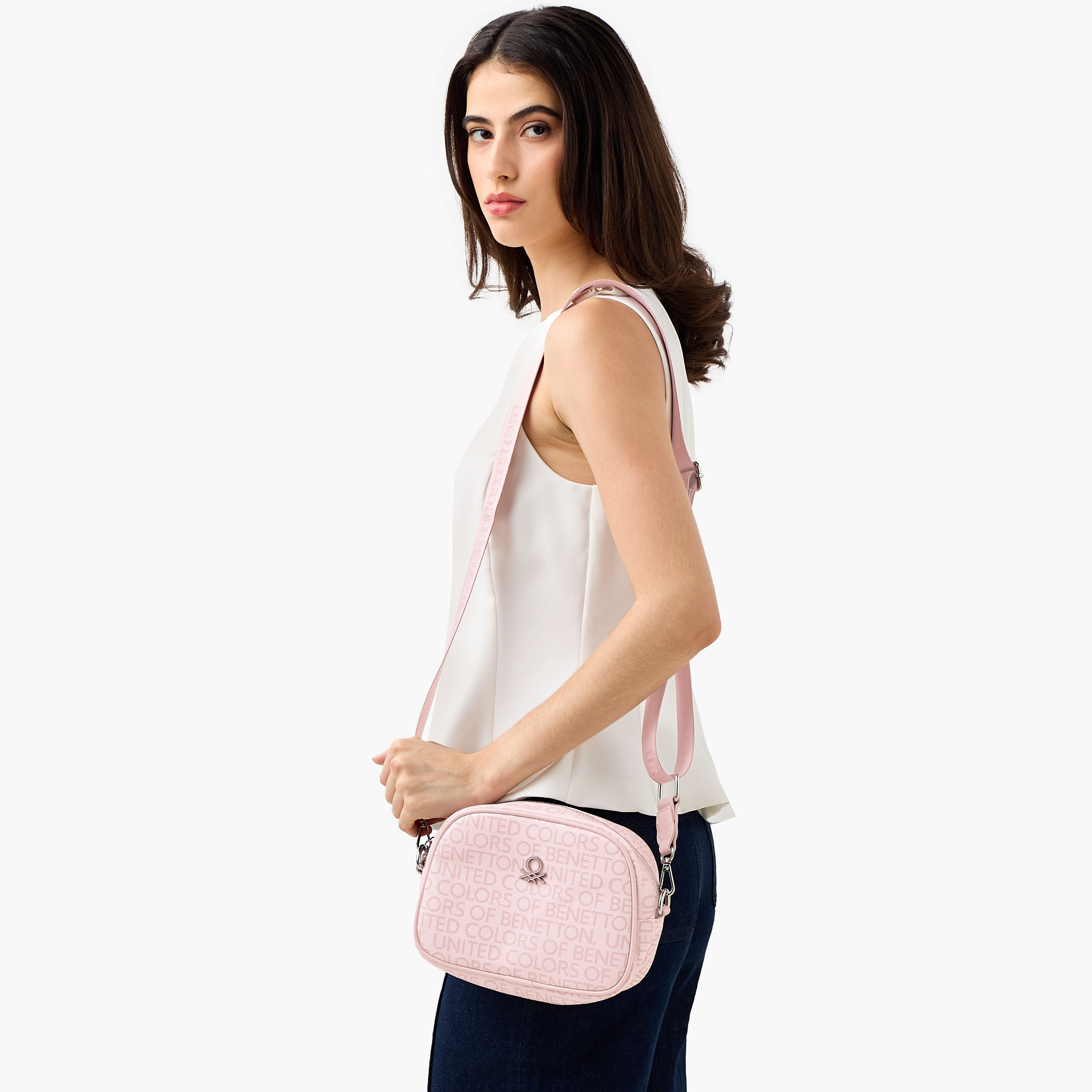UCB Monogram Print Crossbody Bag with Detachable Strap-women-bagsandwallets-handbags-image-8