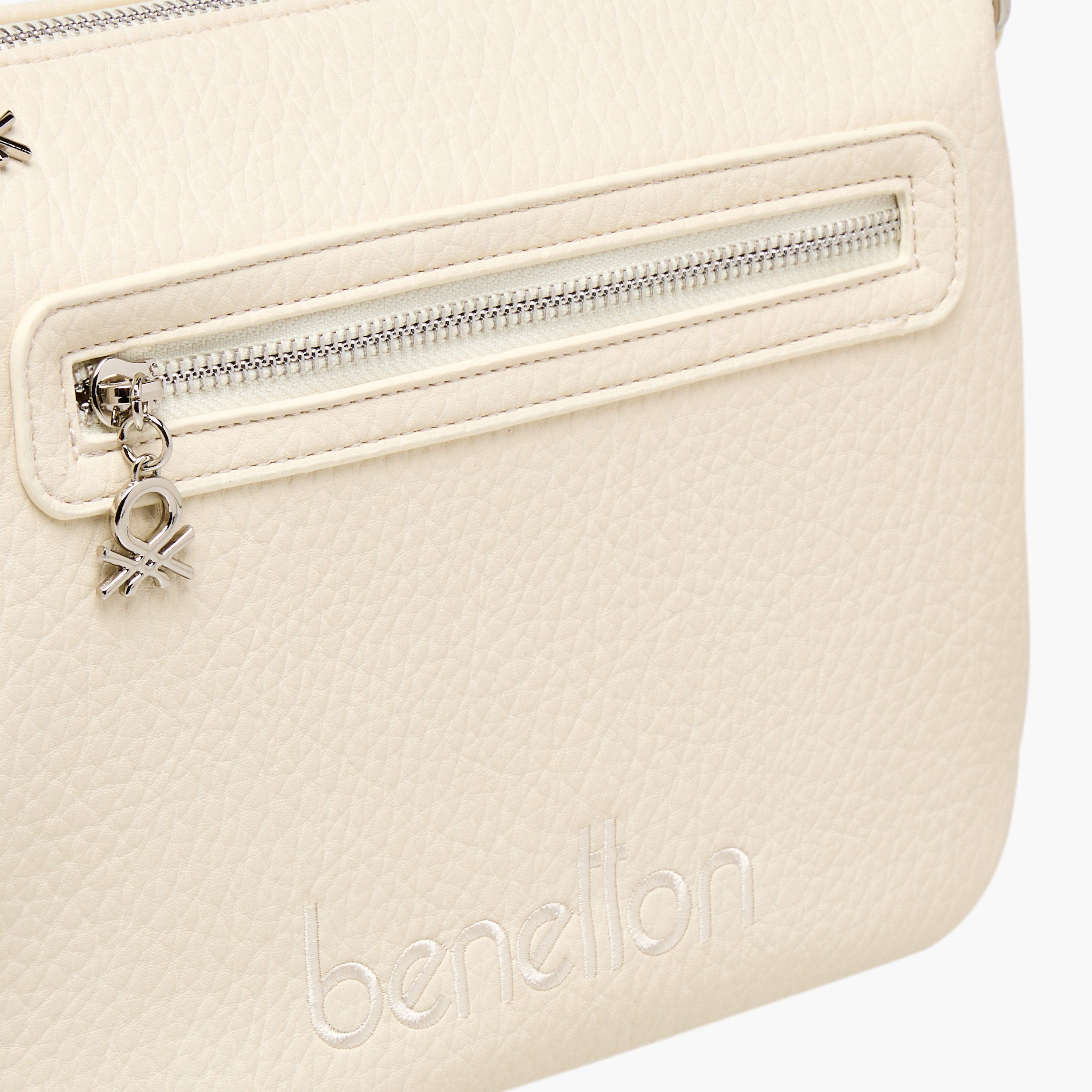 UCB Textured Crossbody Bag with Adjustable Strap-women-bagsandwallets-handbags-image-4