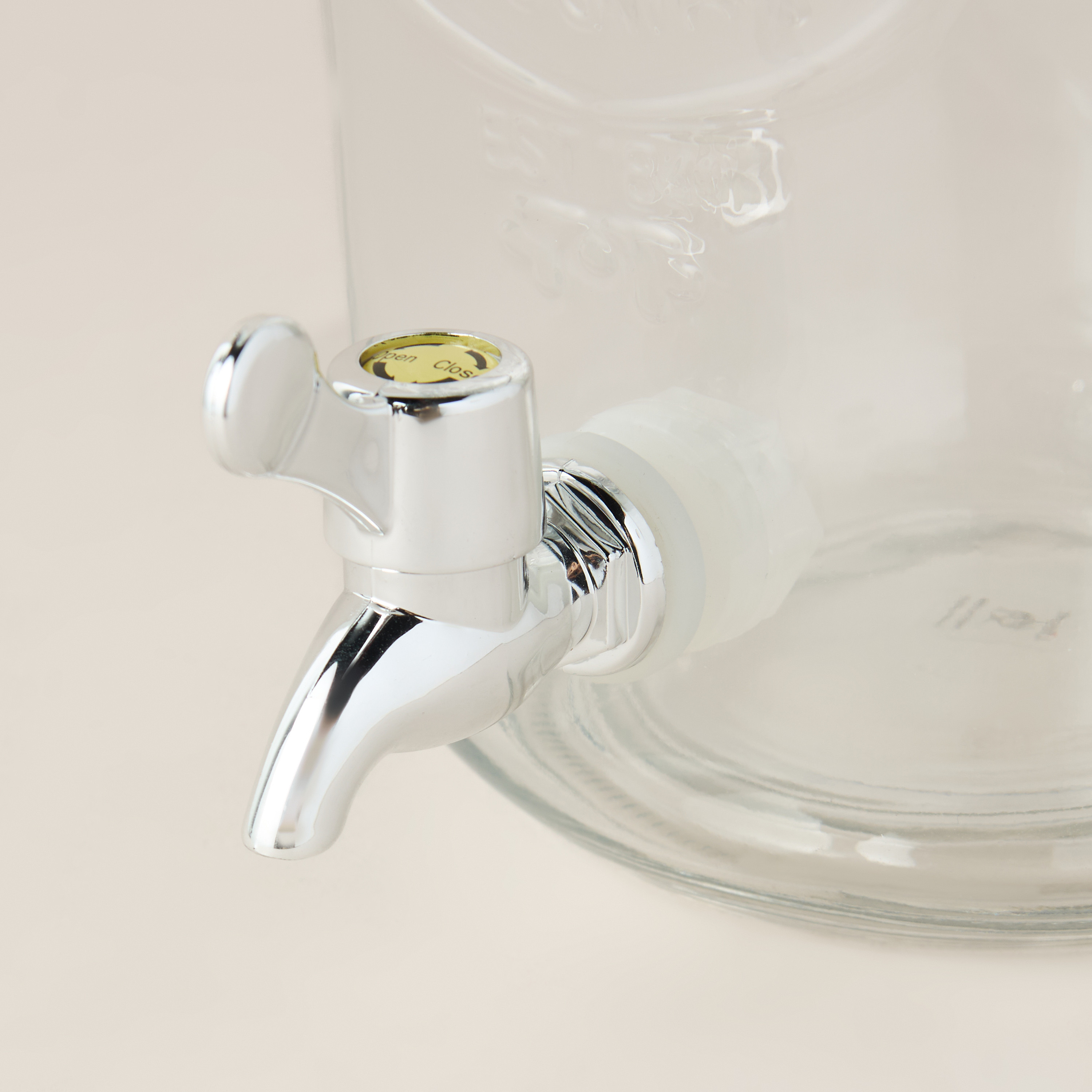 Textured Glass Beverage Dispenser - 3 L-household-dining-drinkserveware-dispensers-image-5