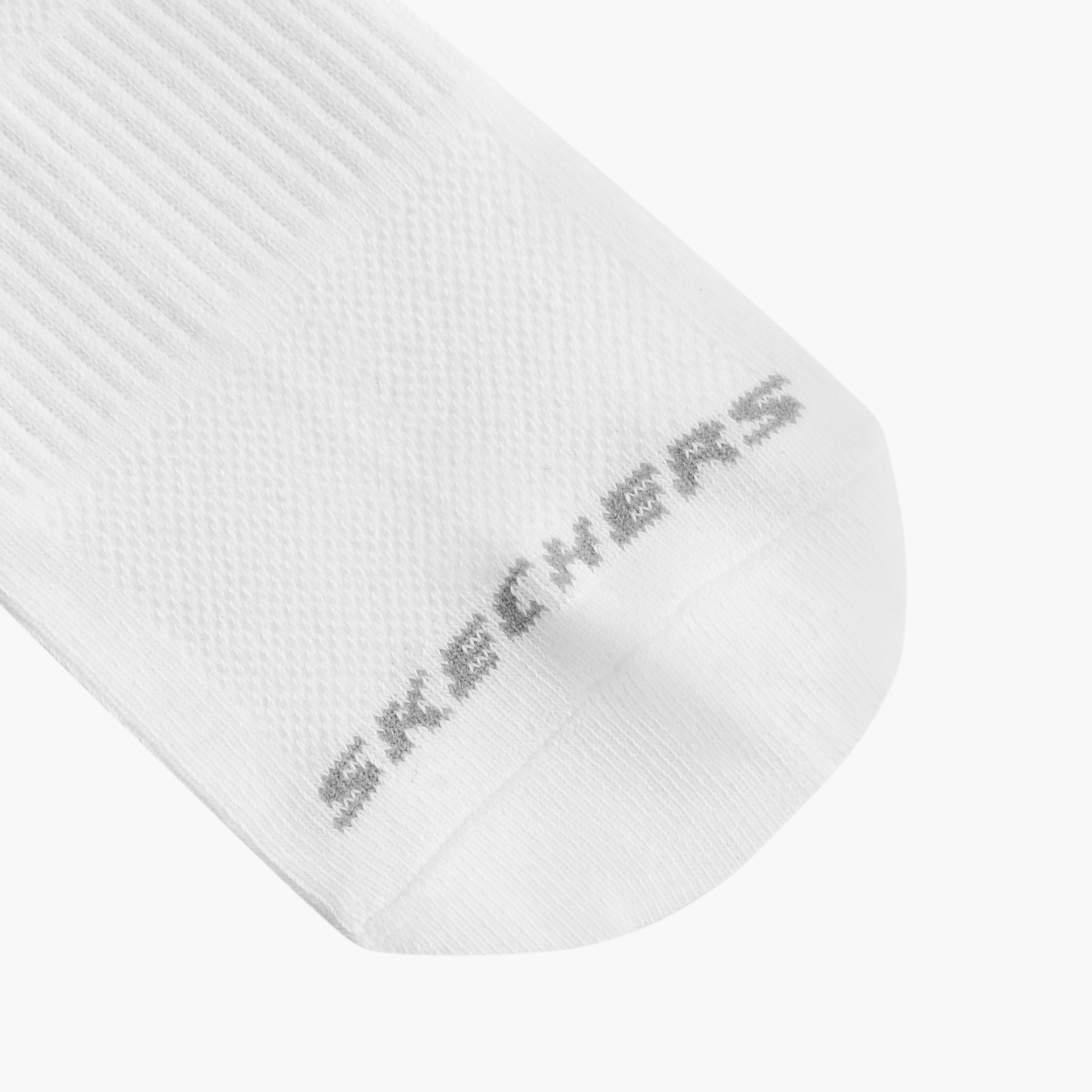 Skechers Solid Ankle Length Sports Socks - Set of 3-women-socksandstockings-image-3