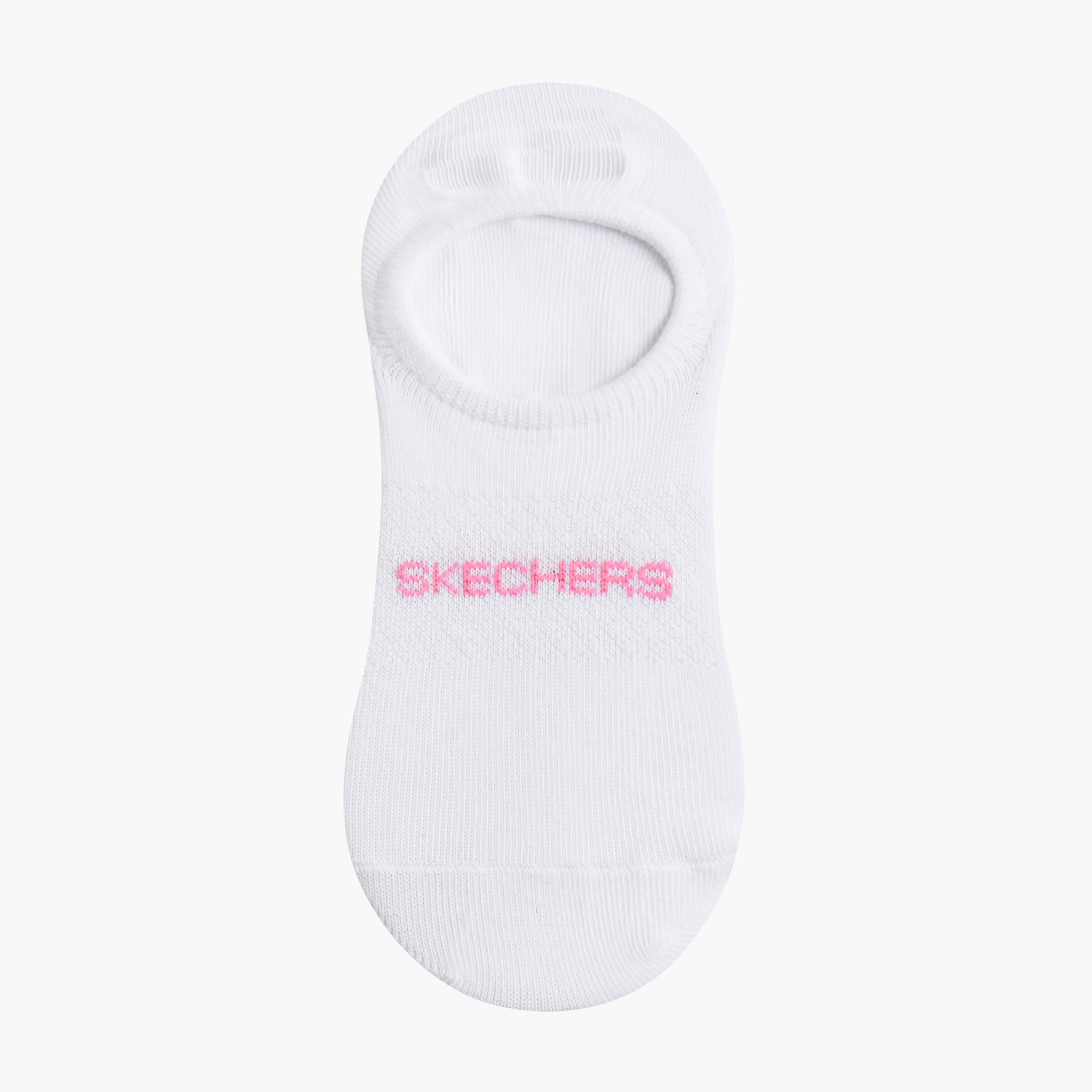 Skechers Solid No Show Sports Socks - Set of 3-women-socksandstockings-image-2