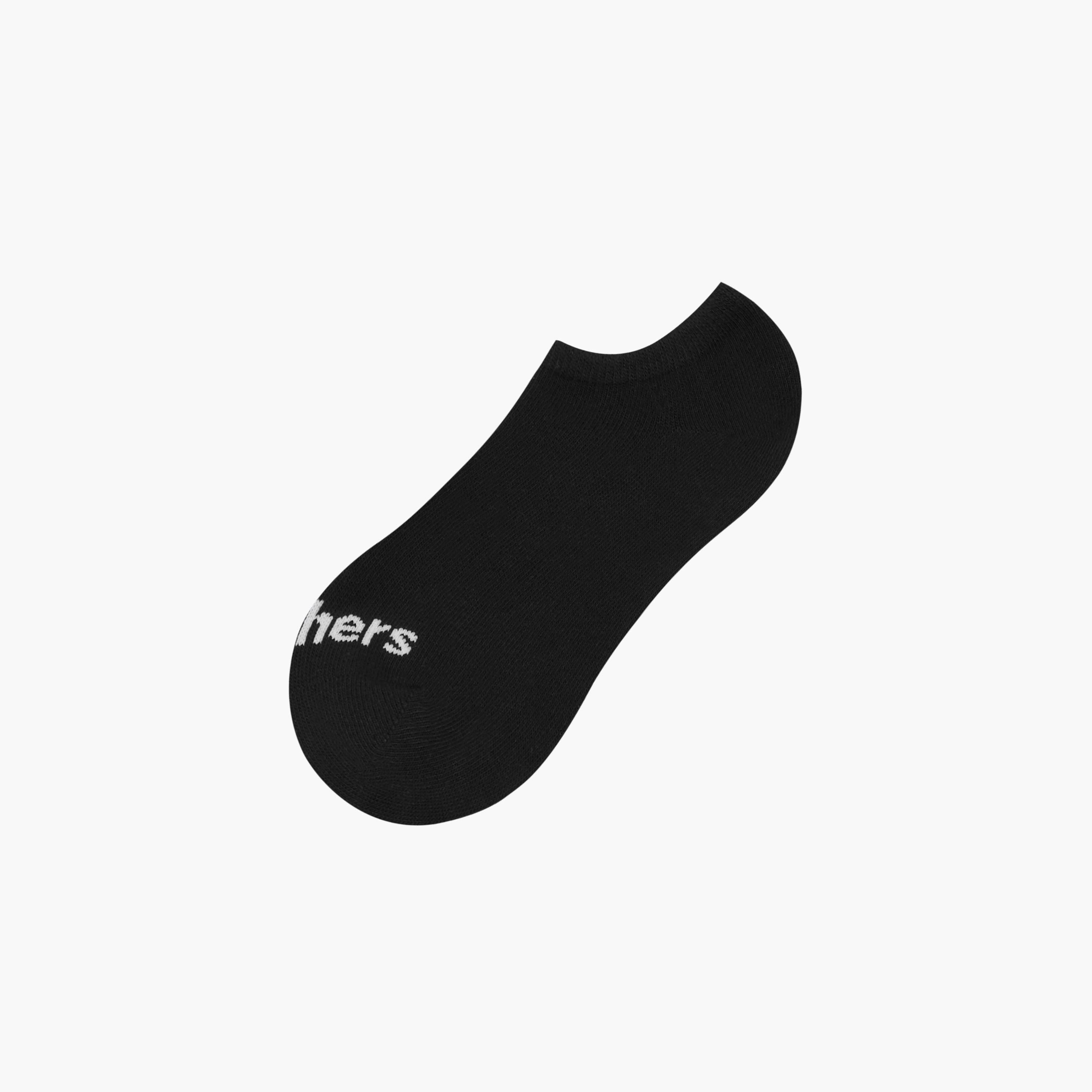 Skechers Logo Print Non Terry No Show Socks - Set of 3-girls-accessories-socks-image-2