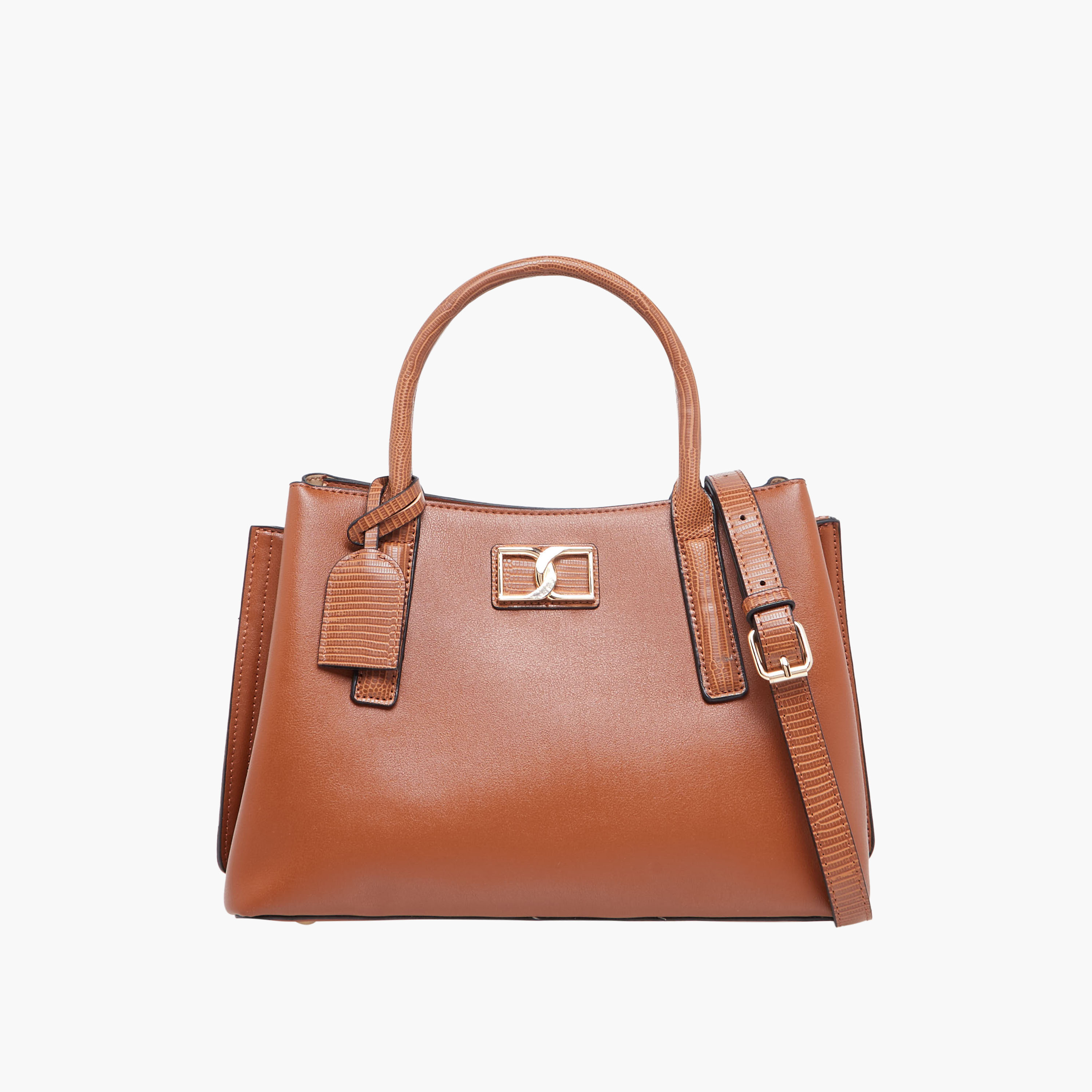 Sasha Textured Tote Bag with Detachable Strap-women-bagsandwallets-handbags-image-1