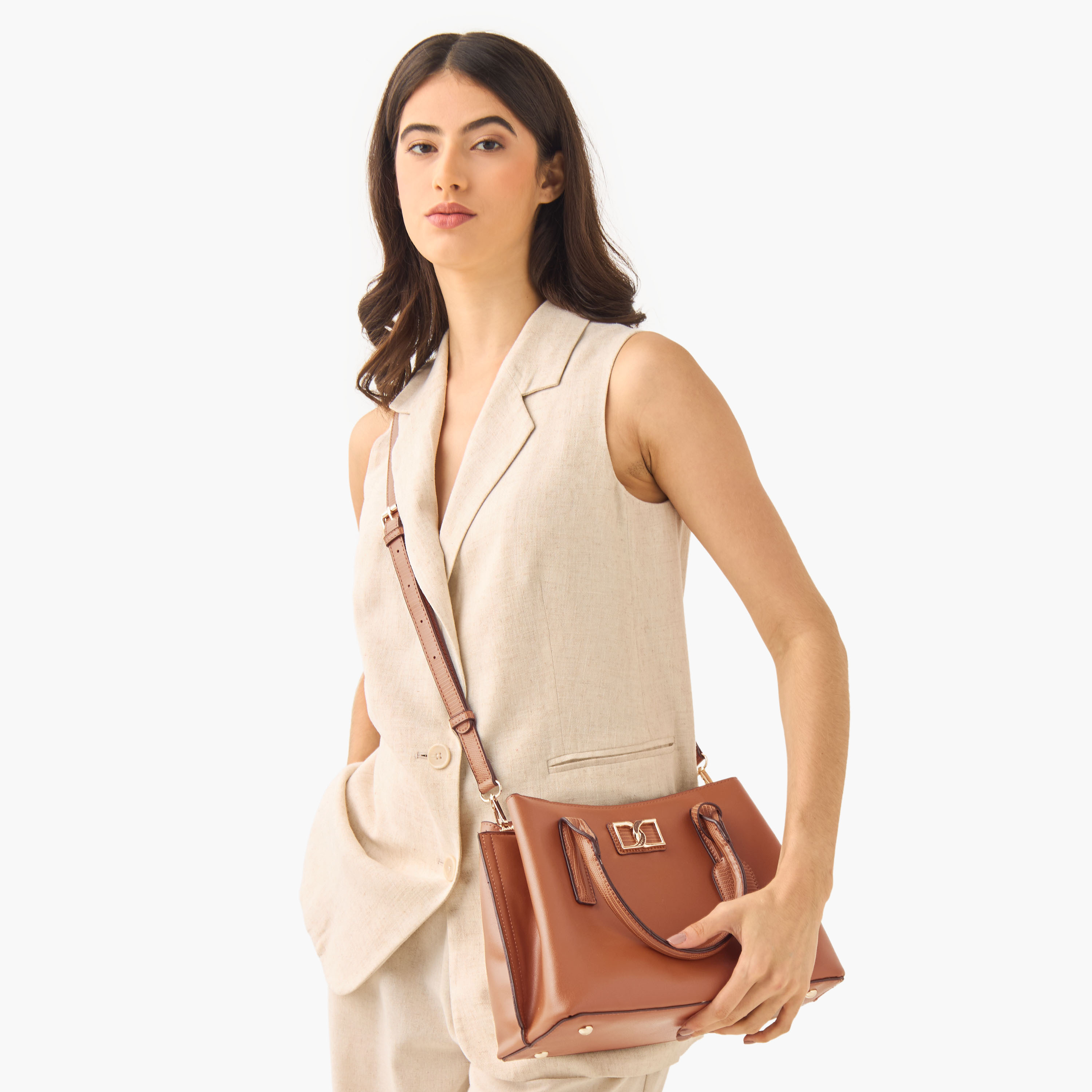 Sasha Textured Tote Bag with Detachable Strap-women-bagsandwallets-handbags-image-8