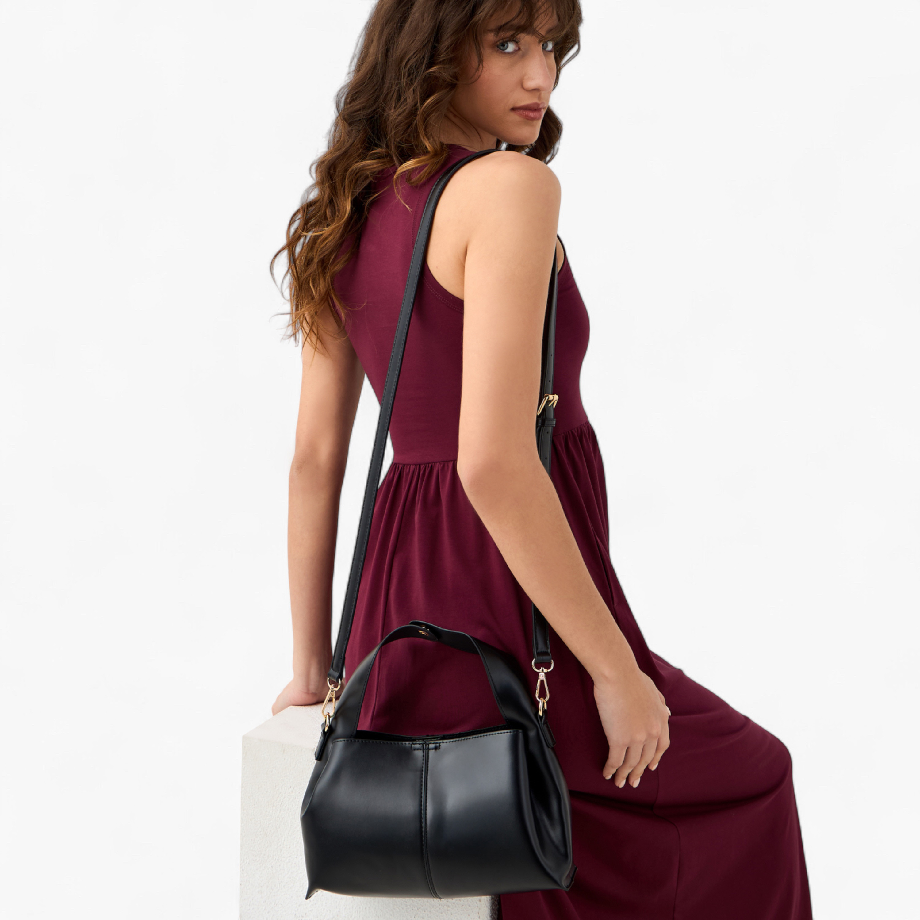 Sasha Solid Hobo Bag with Pouch-women-bagsandwallets-handbags-image-10