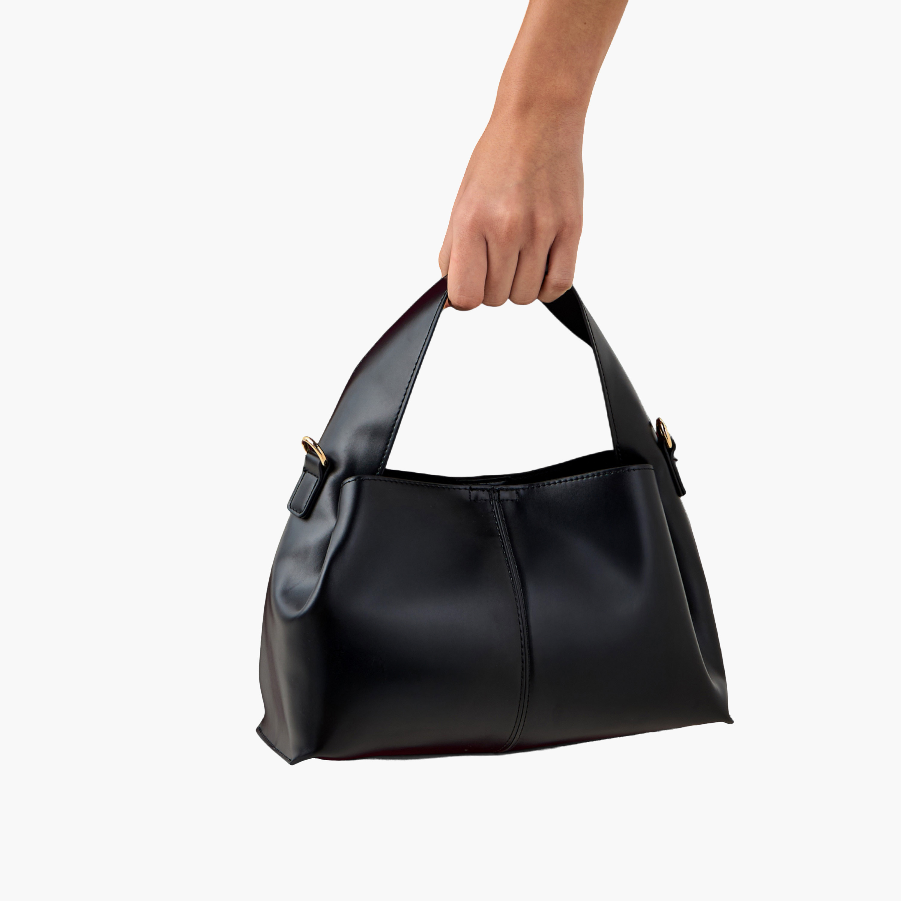 Sasha Solid Hobo Bag with Pouch-women-bagsandwallets-handbags-image-2