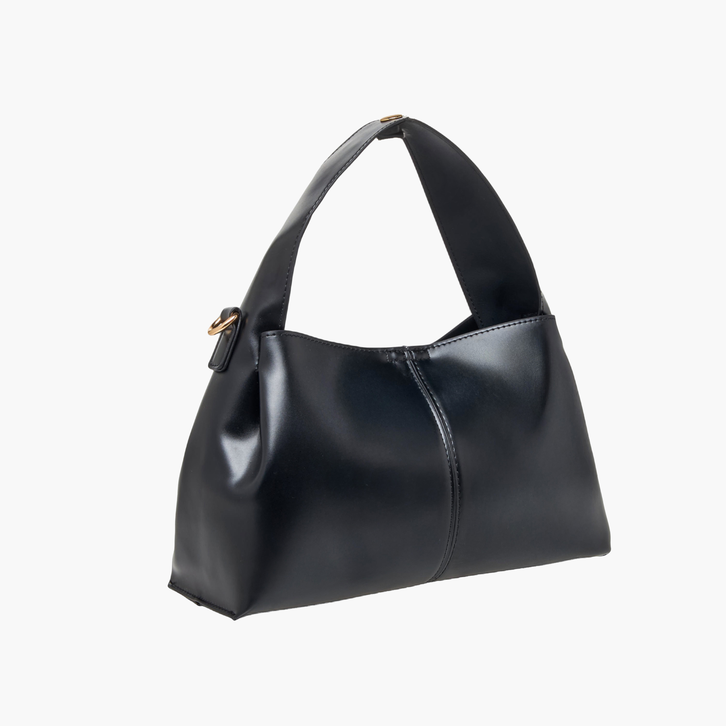 Sasha Solid Hobo Bag with Pouch-women-bagsandwallets-handbags-image-4
