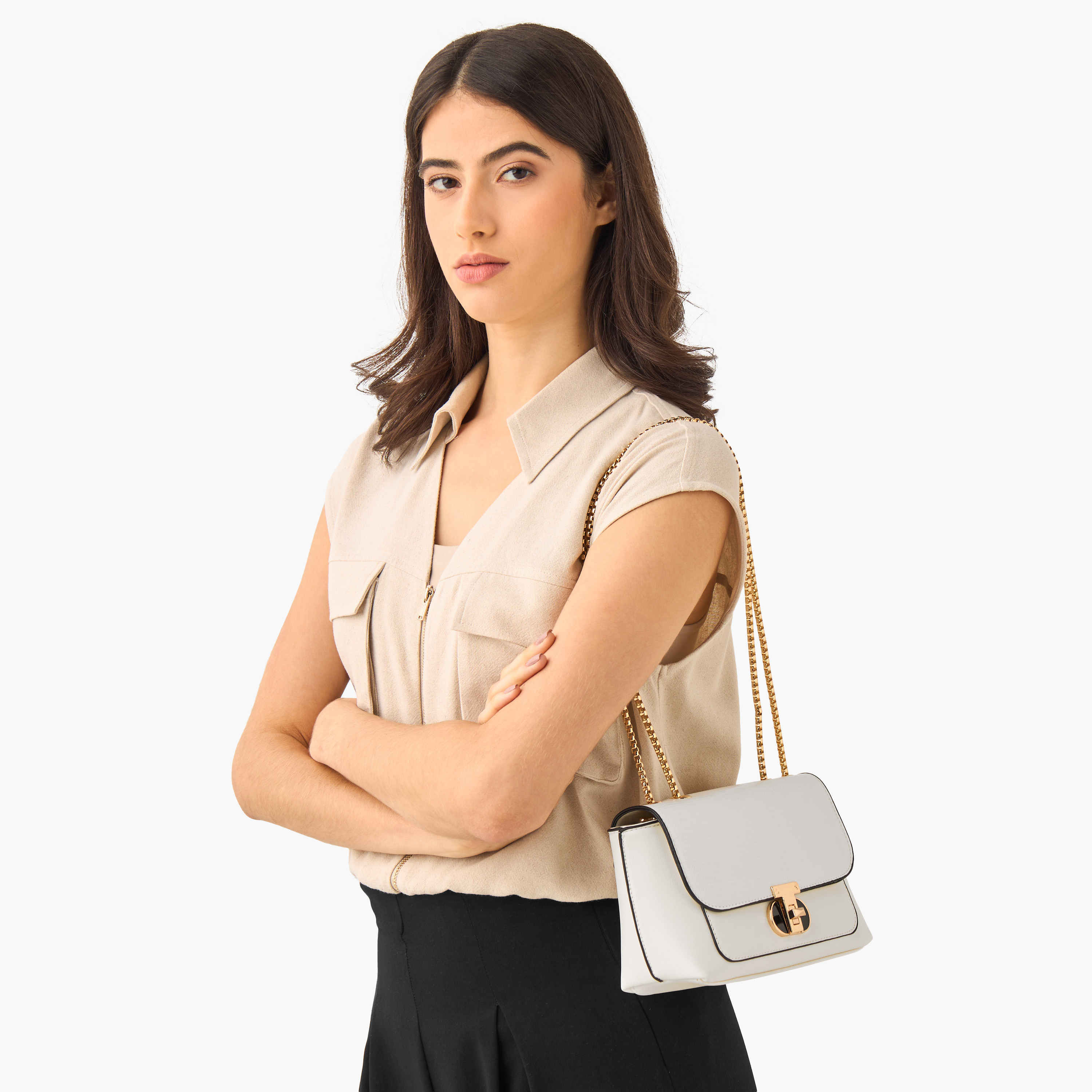 شنطة كروس بودي بارزة الملمس بحزام سلسلة سام من ساشا-women-bagsandwallets-handbags-image-8