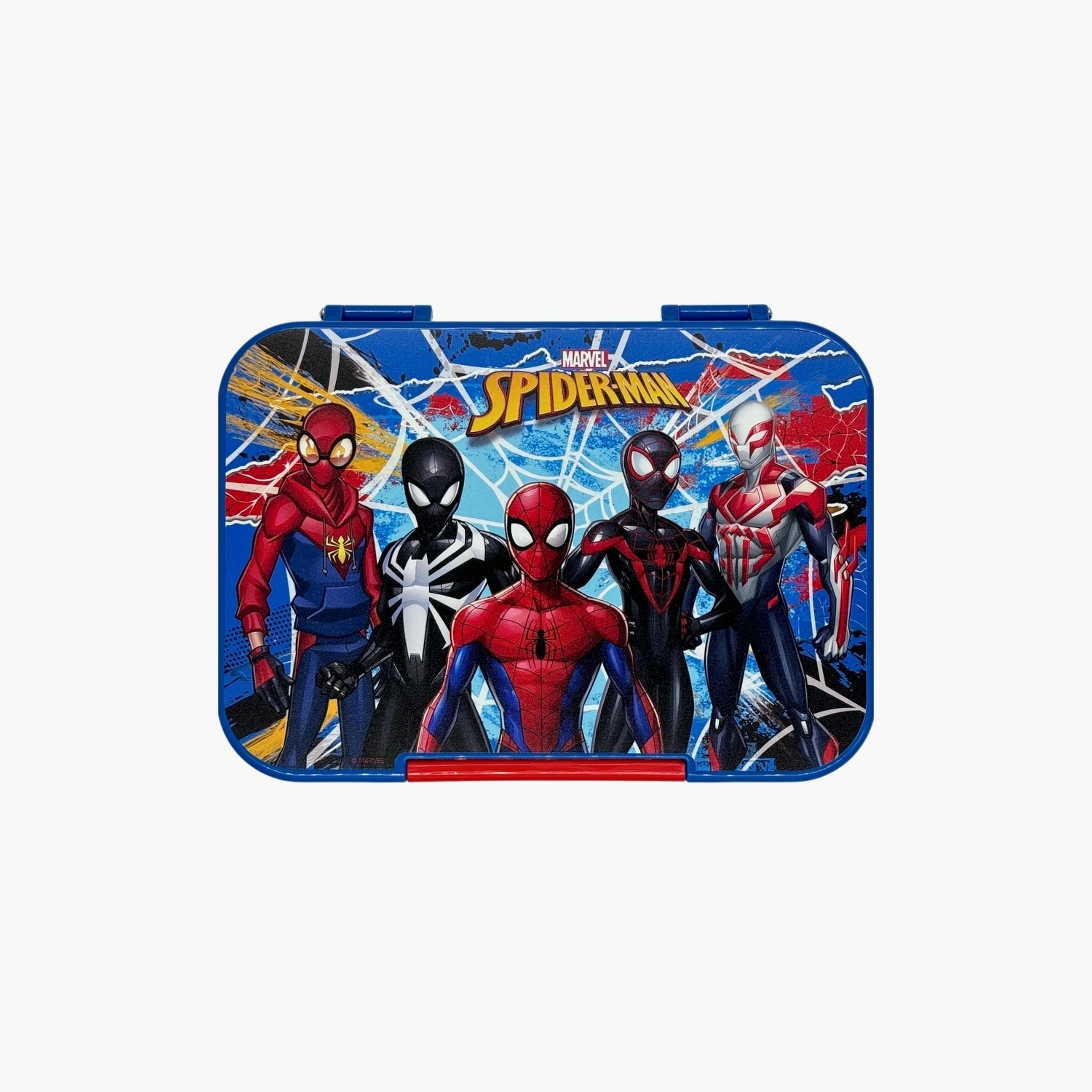 Marvel Spider-Man Single Button Lock Tritan Lunch Box-school-lunchessentials-lunchboxes-image-1