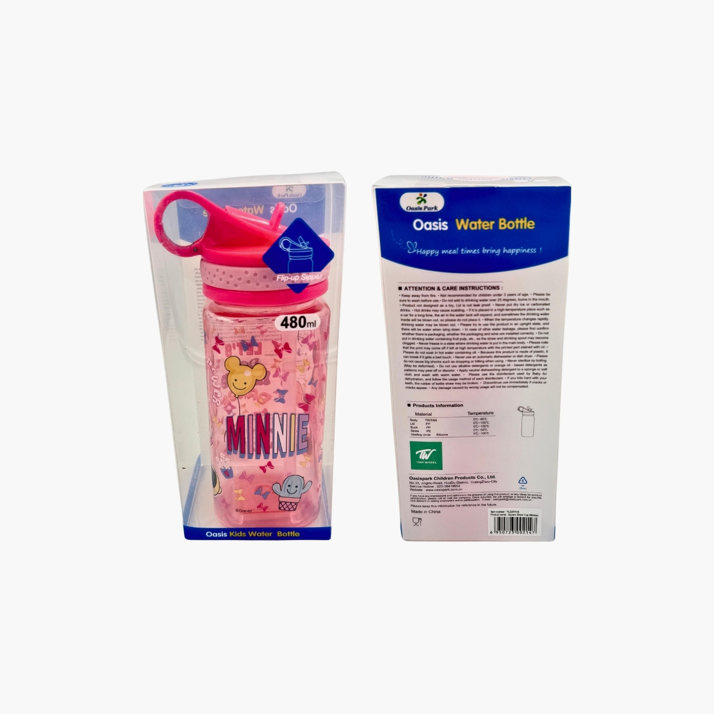 زجاجة مياه بماصة ديزني ميني - 480 مل-school-waterbottles-image-3
