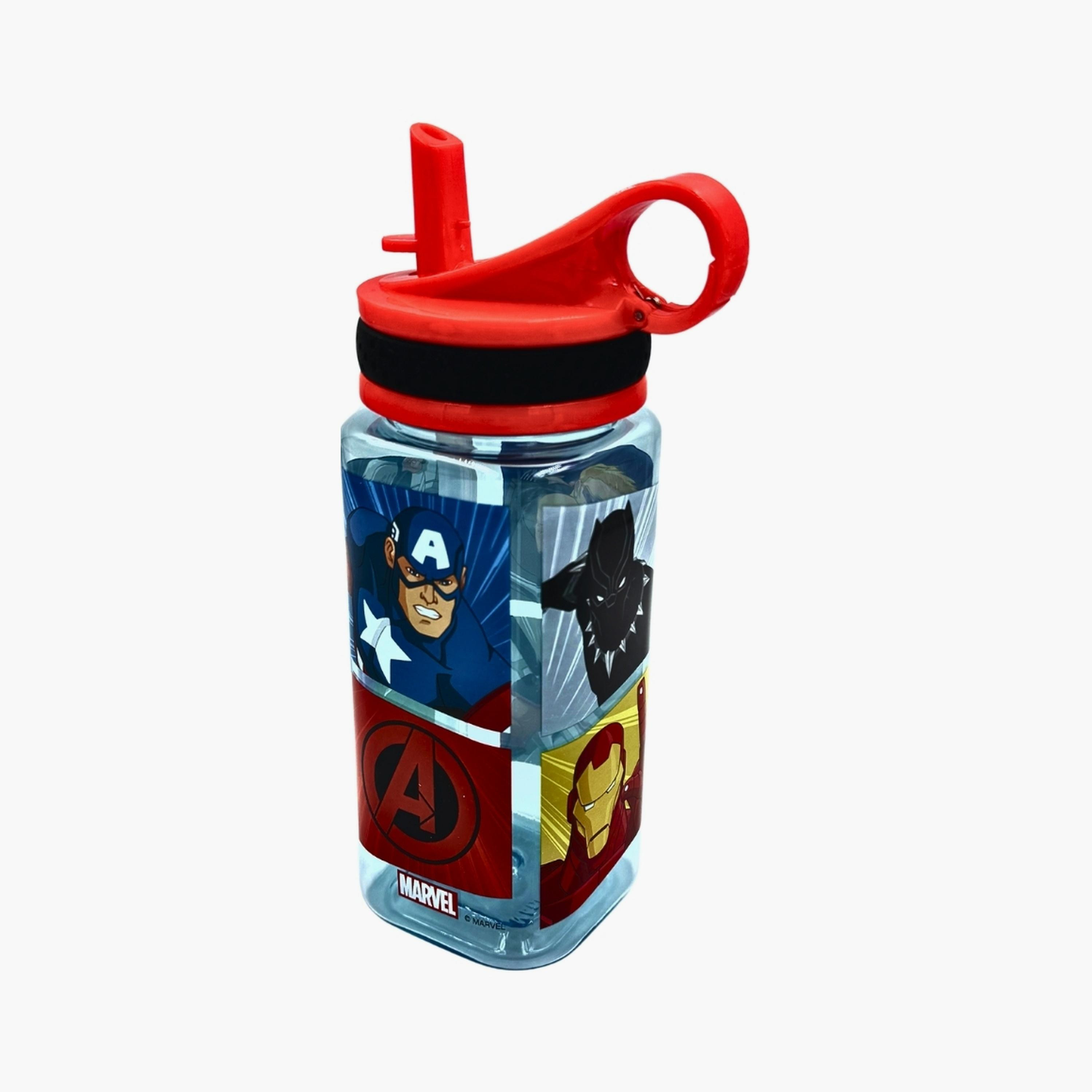 زجاجة مياه بماصة مارفل ذا أفينجرز - 480 مل-school-waterbottles-image-2