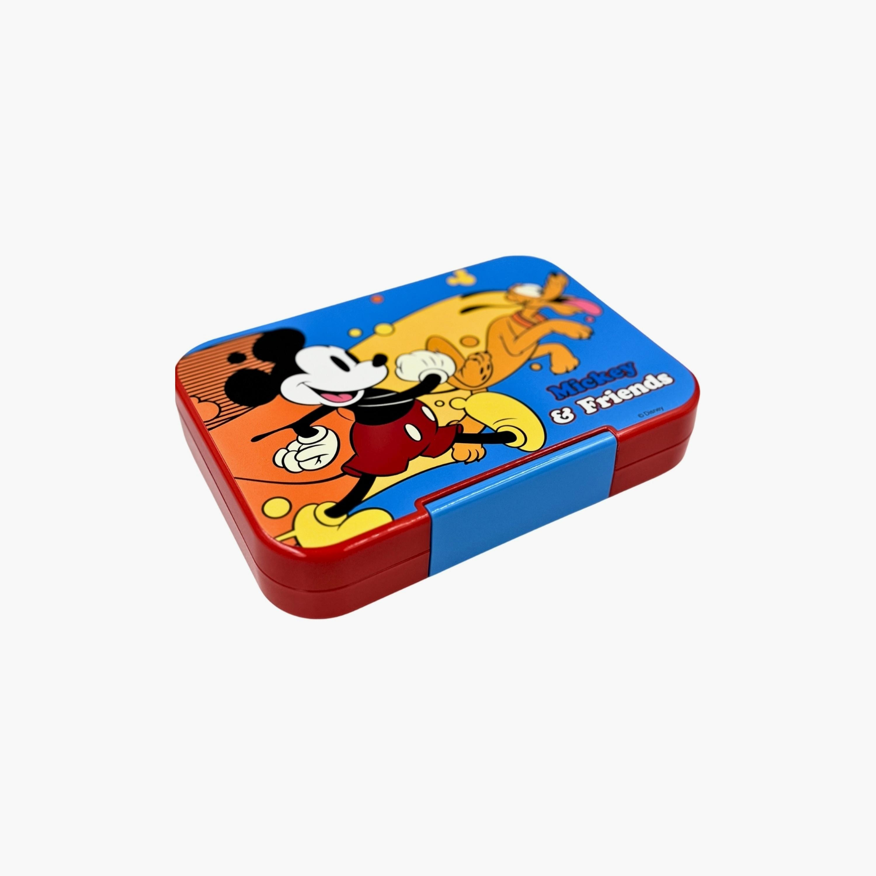 Disney Mickey & Friends Single Button Lock Tritan Lunch Box - Blue & Red-school-lunchessentials-lunchboxes-image-4