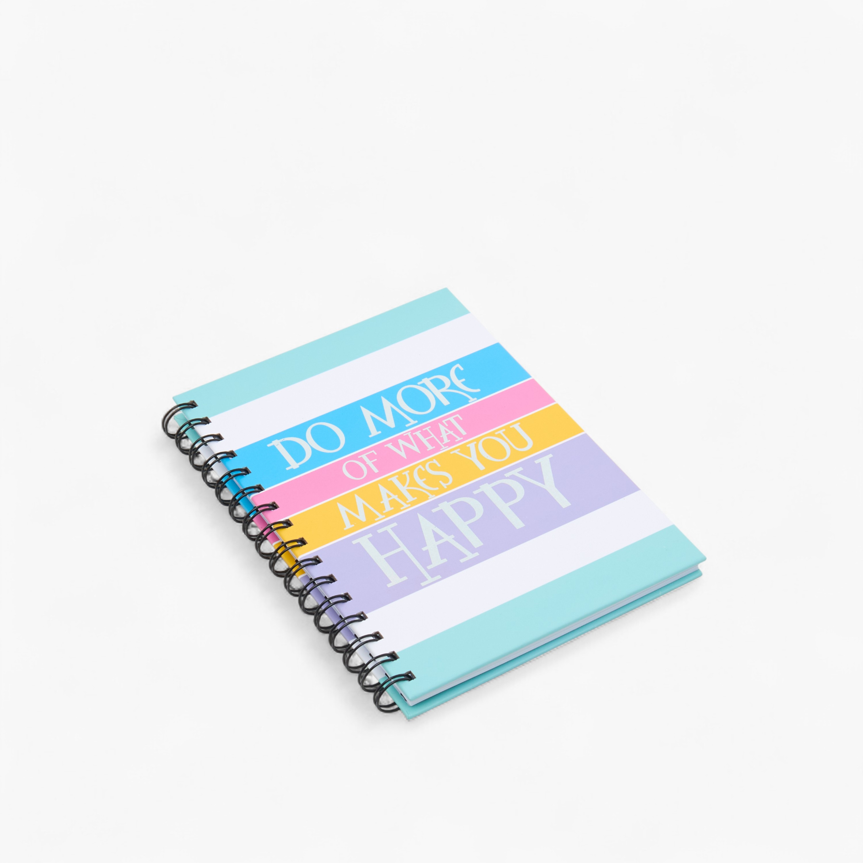 Slogan Print A5 Notebook with Spiral Binding - 80 Pages-school-stationery-notebooks-image-2