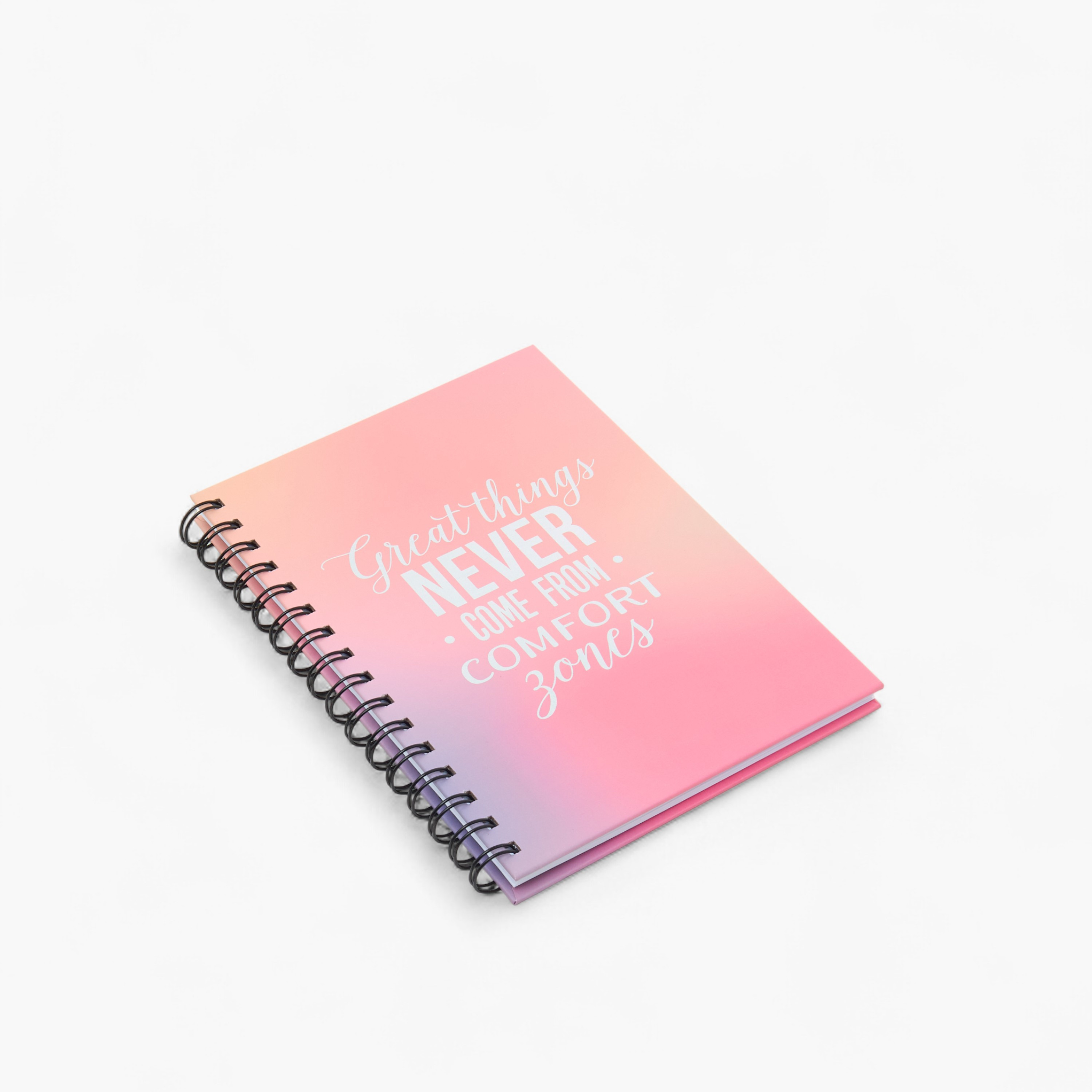 Slogan Print A5 Notebook with Spiral Binding - 80 Pages-school-stationery-notebooks-image-2