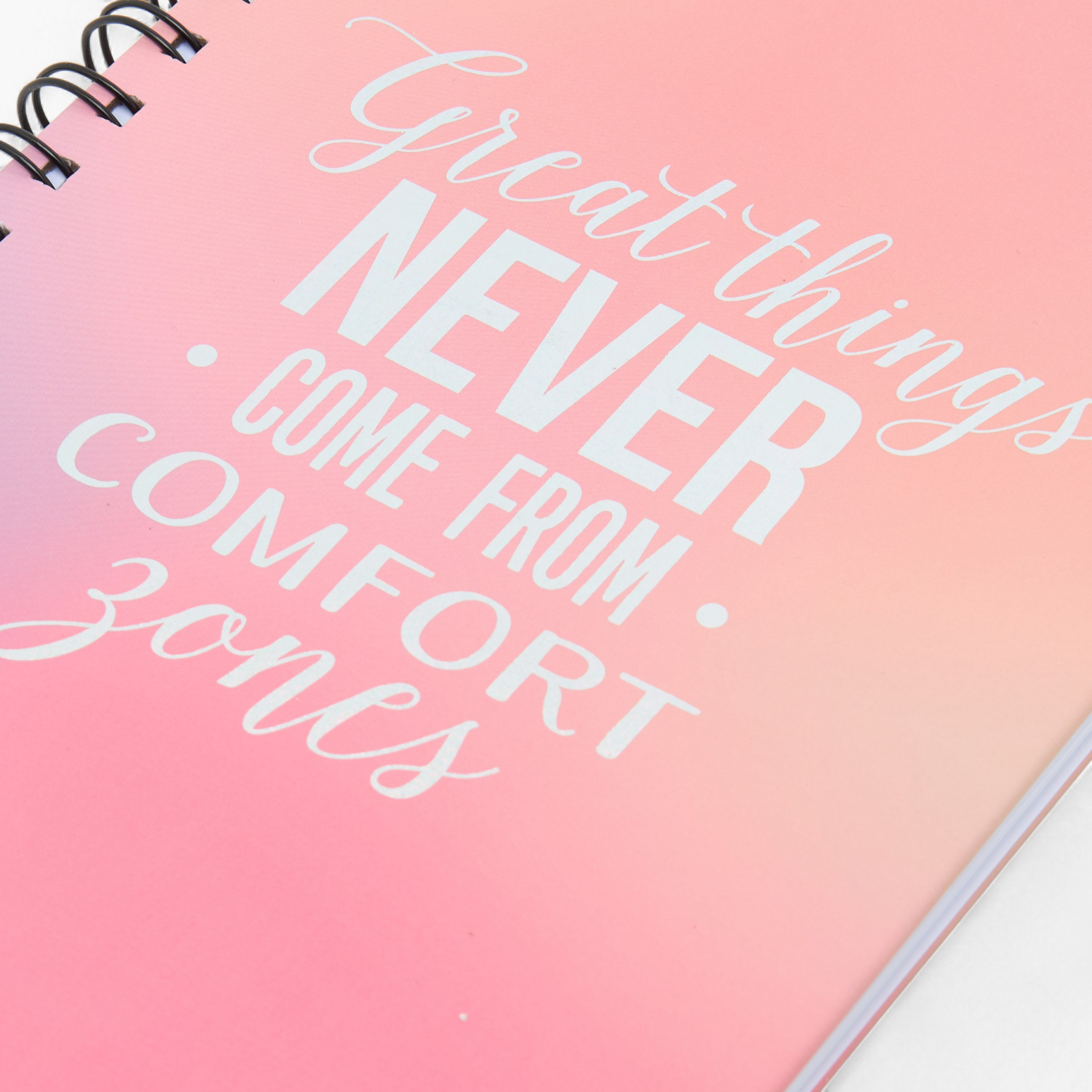 Slogan Print A5 Notebook with Spiral Binding - 80 Pages-school-stationery-notebooks-image-3
