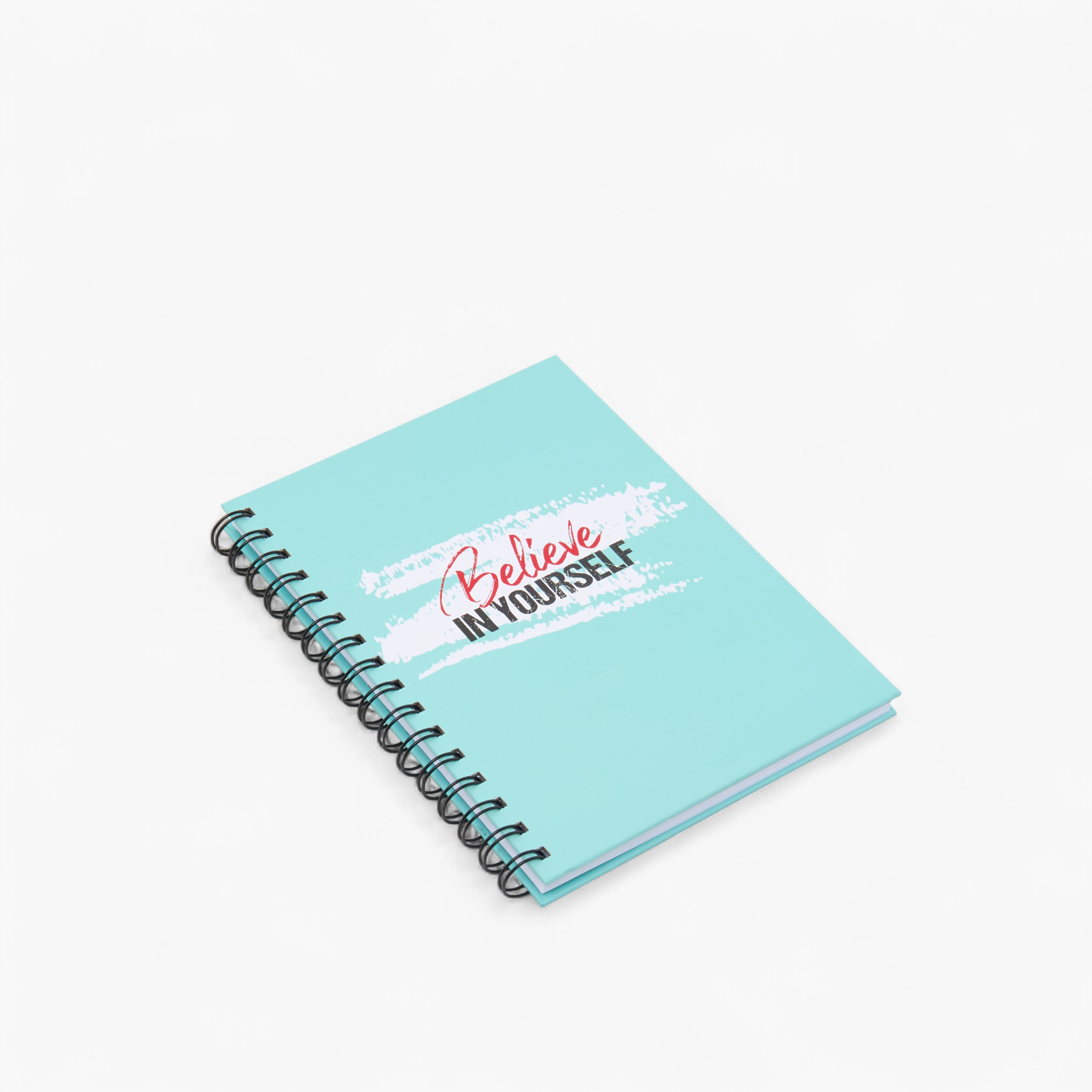 Slogan Print A5 Notebook with Spiral Binding - 80 Pages-school-stationery-notebooks-image-2