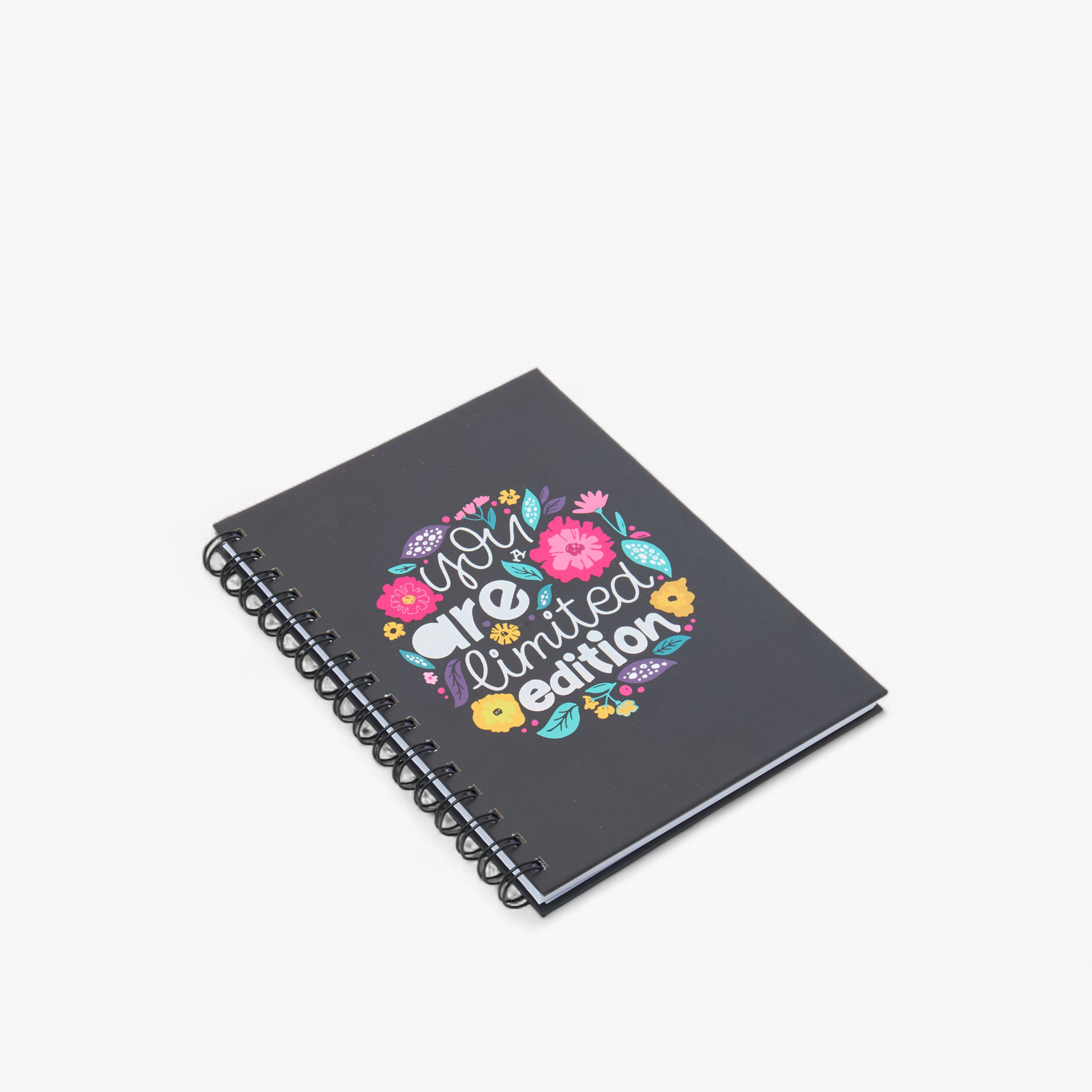 Slogan Print A5 Notebook with Spiral Binding - 80 Pages-school-stationery-notebooks-image-2
