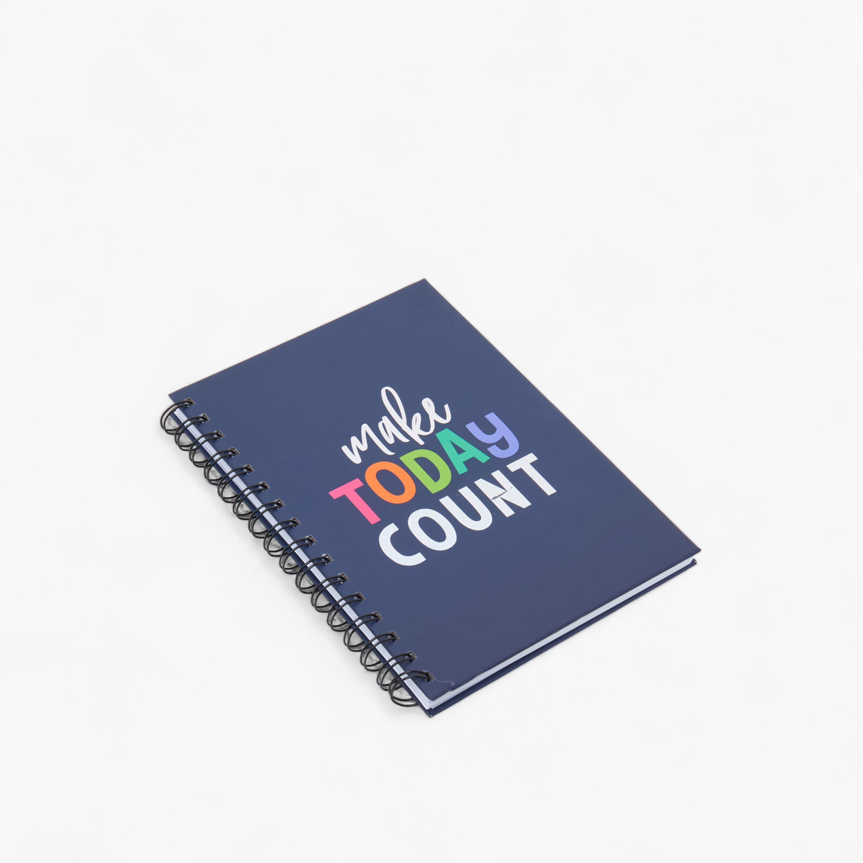 Slogan Print A5 Spiral Notebook - 80 Pages-school-stationery-notebooks-image-2