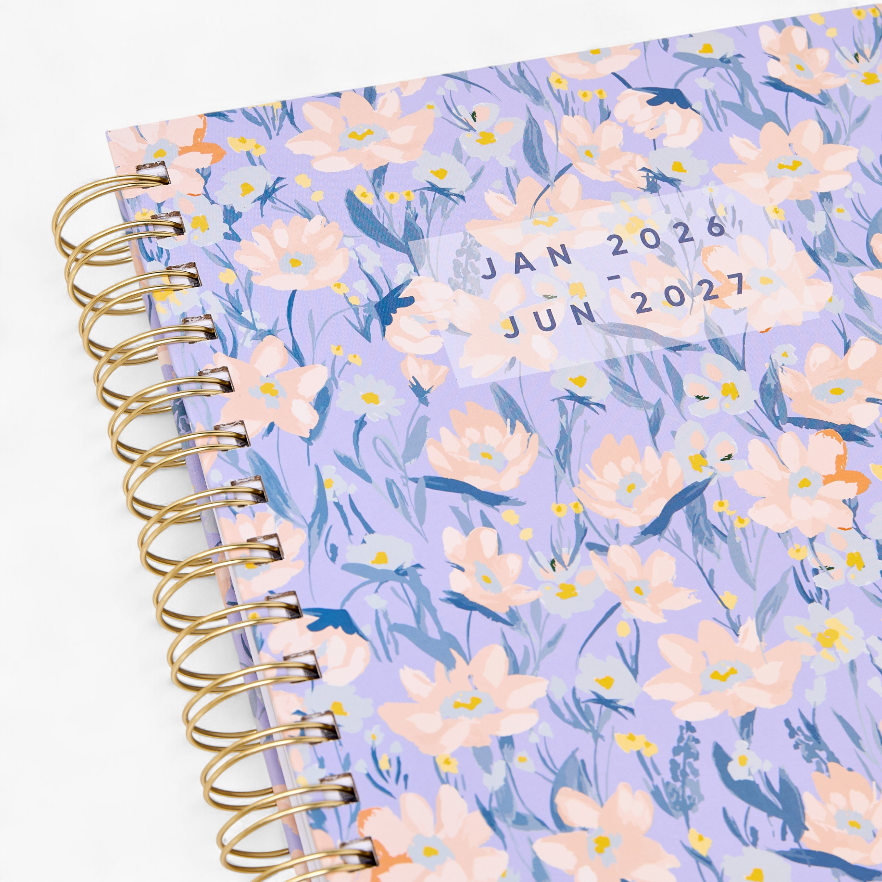 Floral Print Planner with Spiral Binding-school-stationery-planners-image-4
