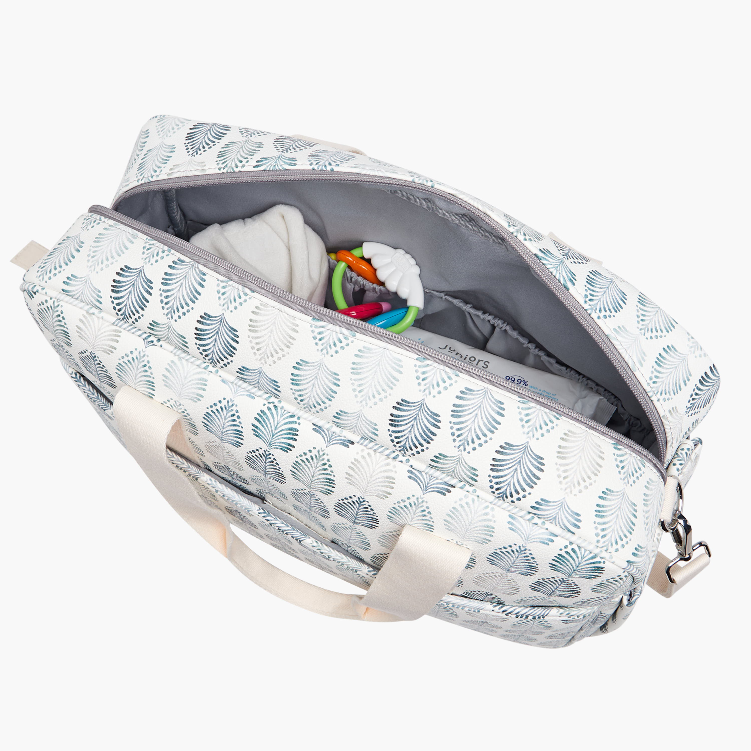 Giggles Printed Diaper Bag with Zip Closure-baby-diapering-diaperbags-image-10
