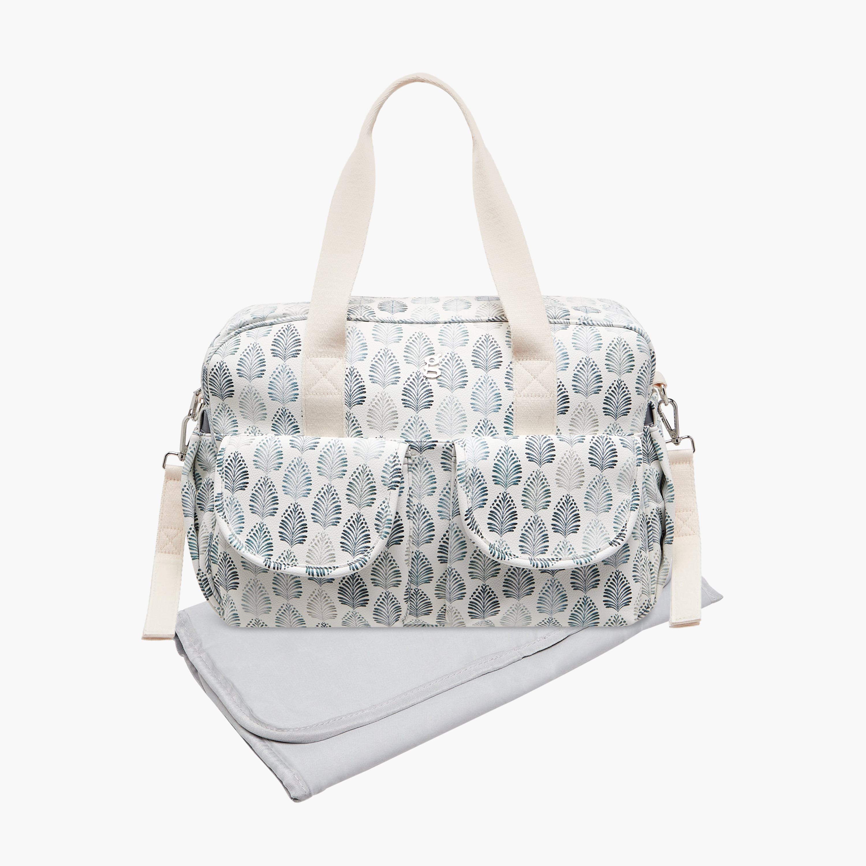 Giggles Printed Diaper Bag with Zip Closure-baby-diapering-diaperbags-image-3