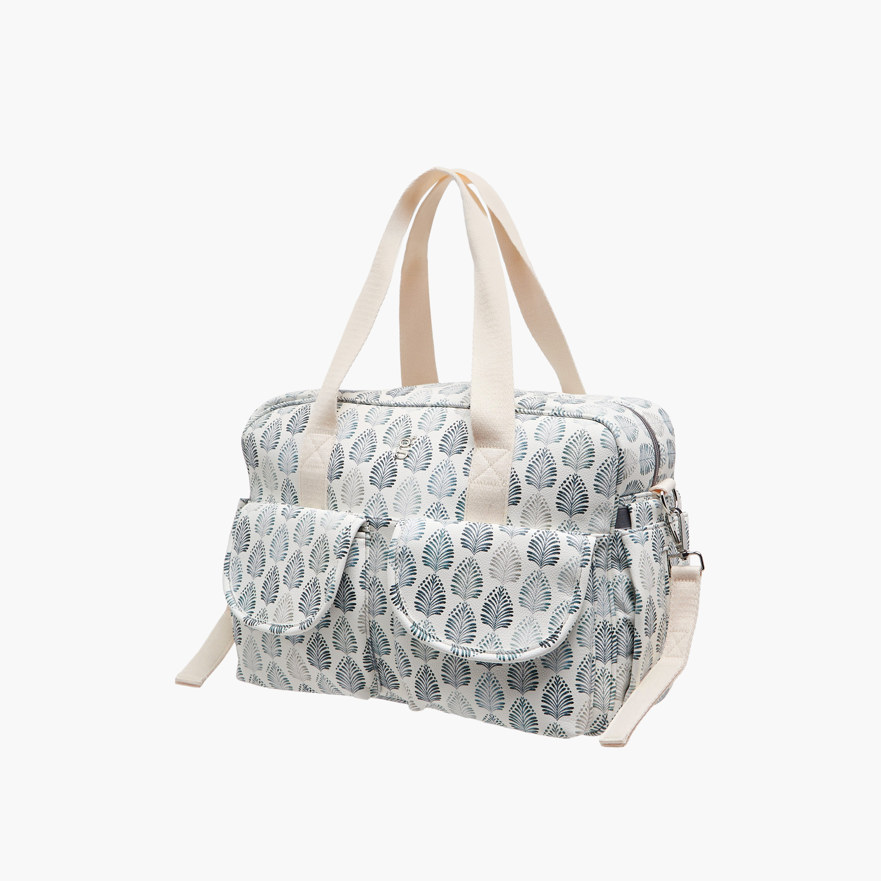 Giggles Printed Diaper Bag with Zip Closure-baby-diapering-diaperbags-image-5