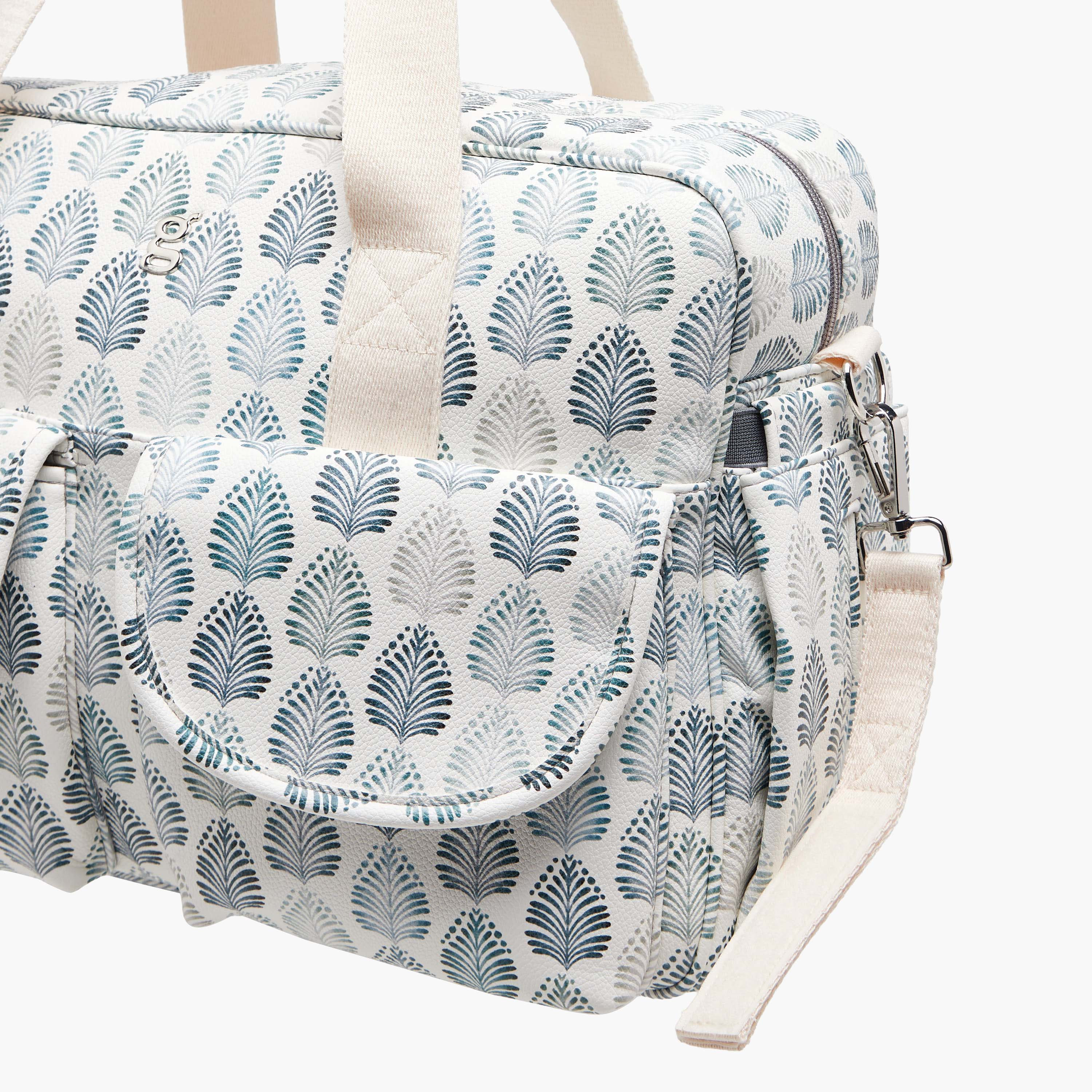 Giggles Printed Diaper Bag with Zip Closure-baby-diapering-diaperbags-image-7