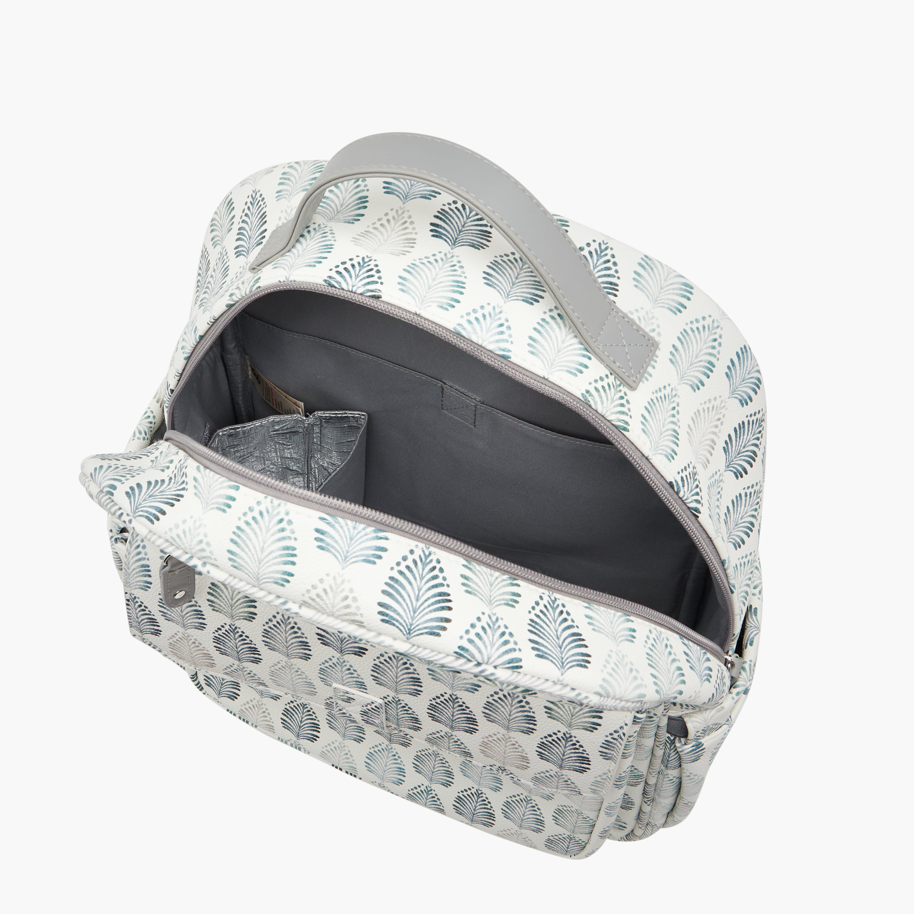 Giggles Ikkat Print Diaper Backpack with Changing Mat-baby-diapering-diaperbags-image-10