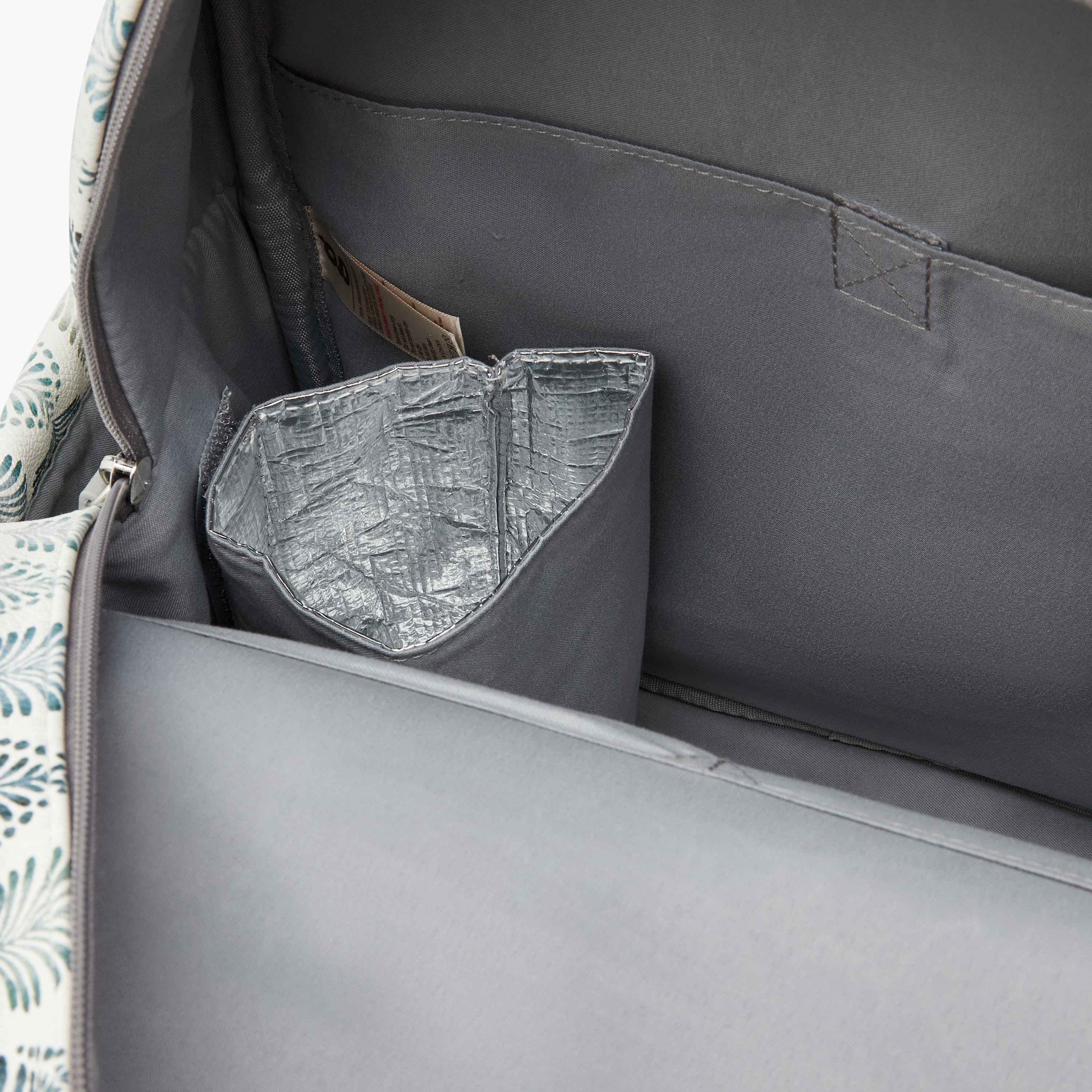 Giggles Ikkat Print Diaper Backpack with Changing Mat-baby-diapering-diaperbags-image-9