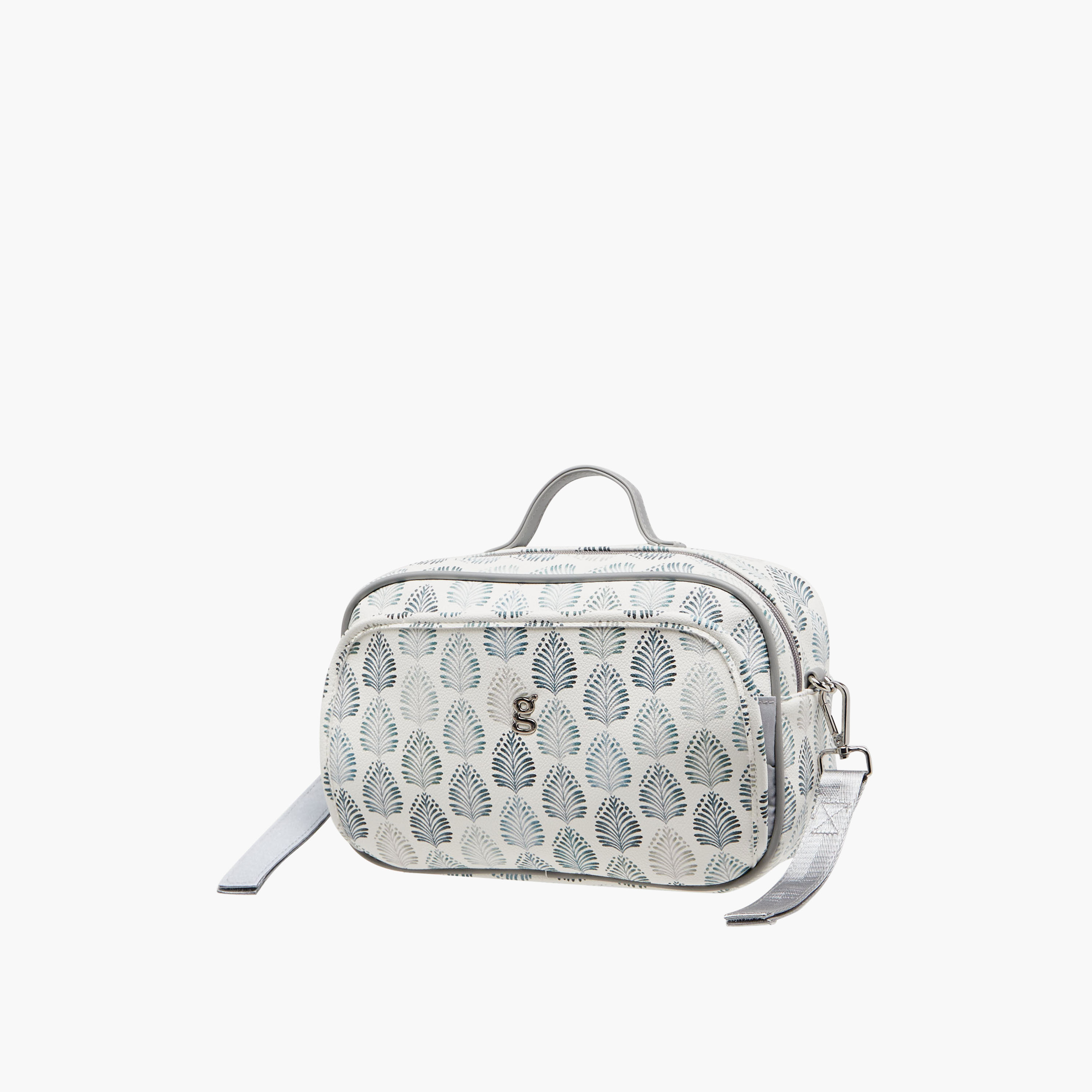 Giggles Printed Diaper Bag with Zip Closure-baby-diapering-diaperbags-image-1