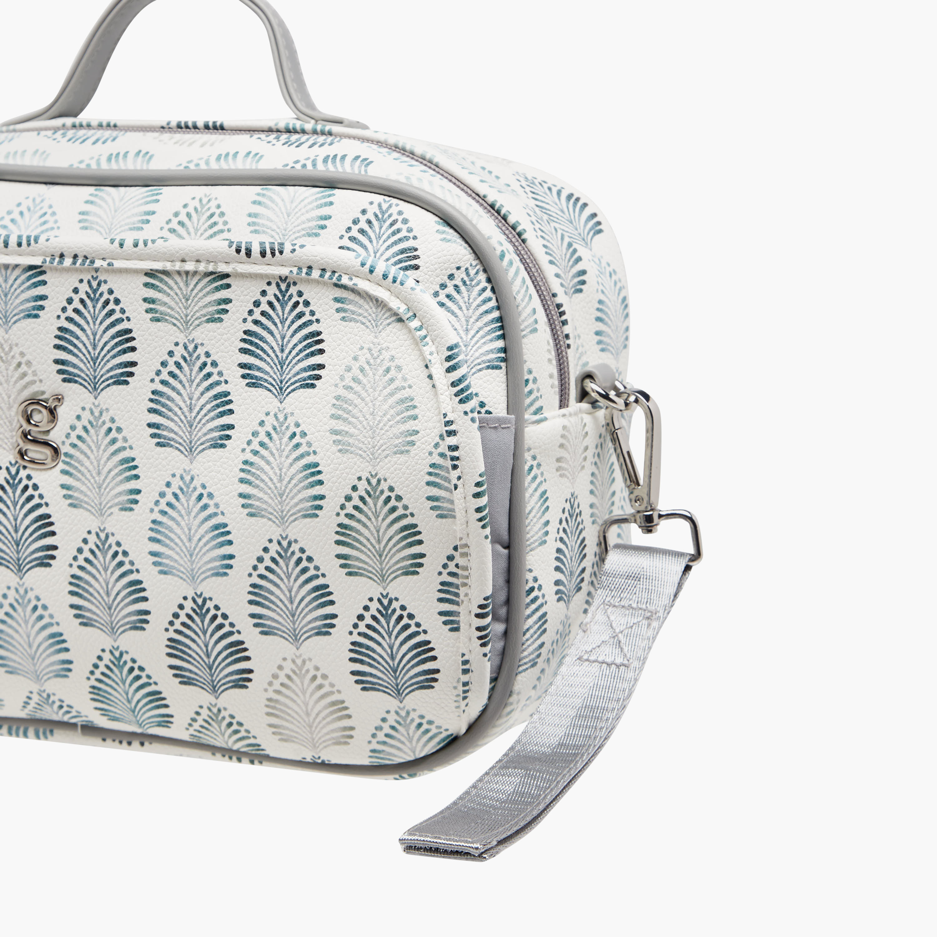 Giggles Printed Diaper Bag with Zip Closure-baby-diapering-diaperbags-image-4