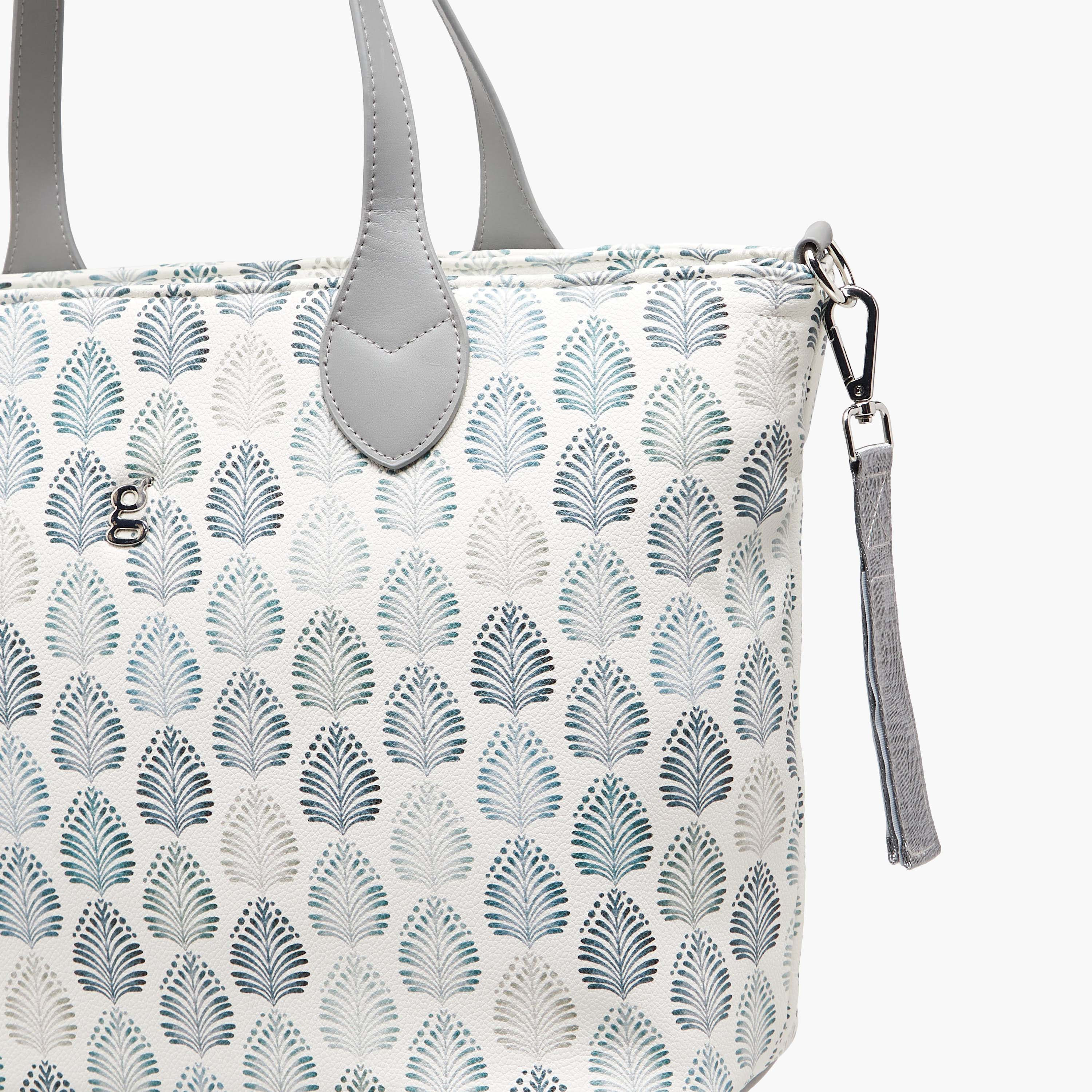 Giggles Printed Diaper Bag with Zip Closure-baby-diapering-diaperbags-image-7