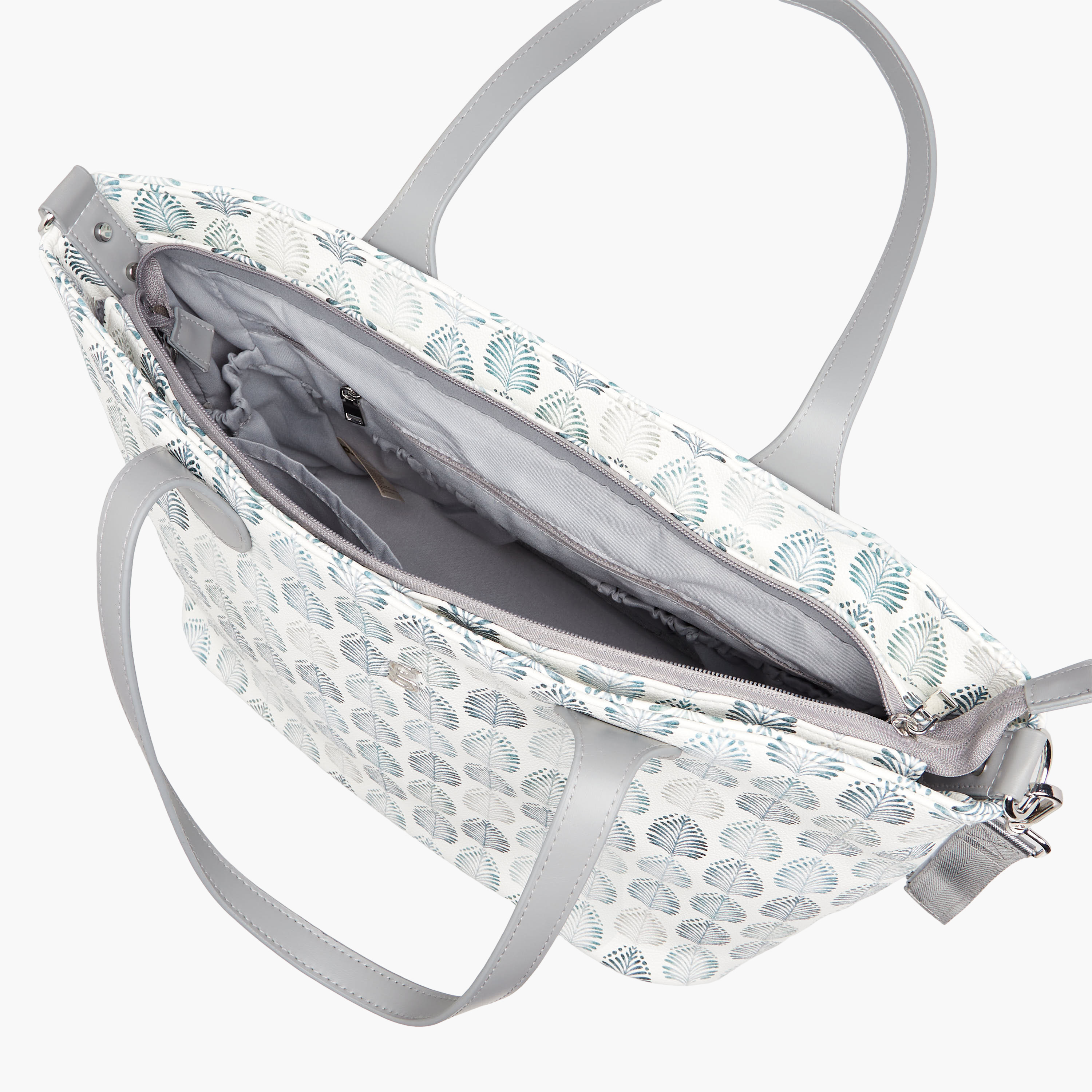 Giggles Printed Diaper Bag with Zip Closure-baby-diapering-diaperbags-image-9